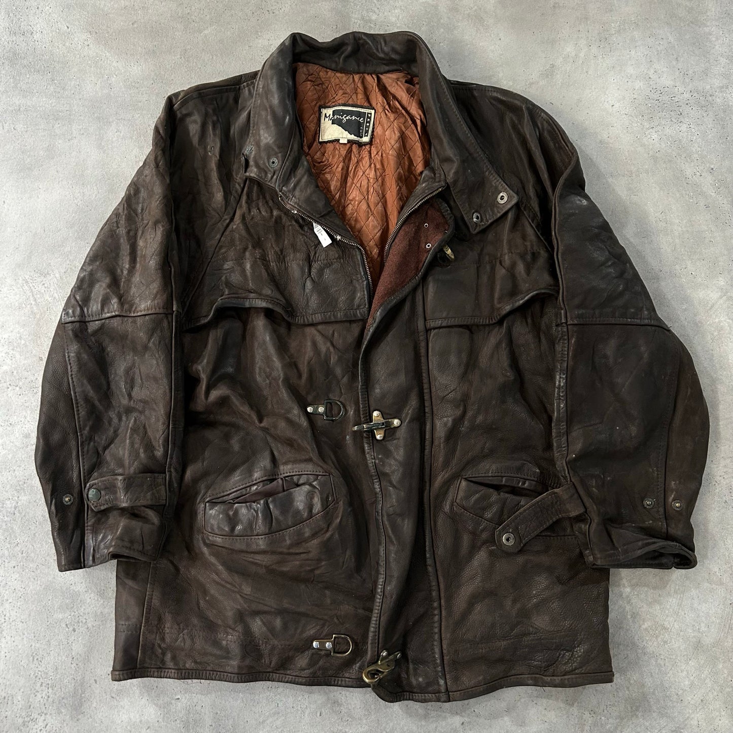 Vintage 70s-90s France Mid-Length Leather Jackets