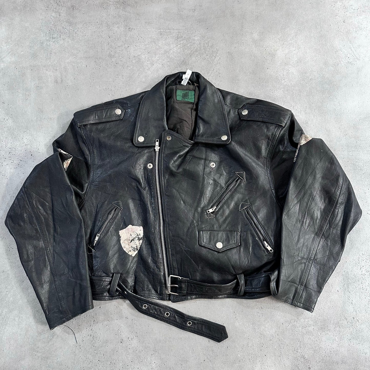 Vintage 70s-90s Italy Pre-owned Luxury Double Rider Leather Jackets