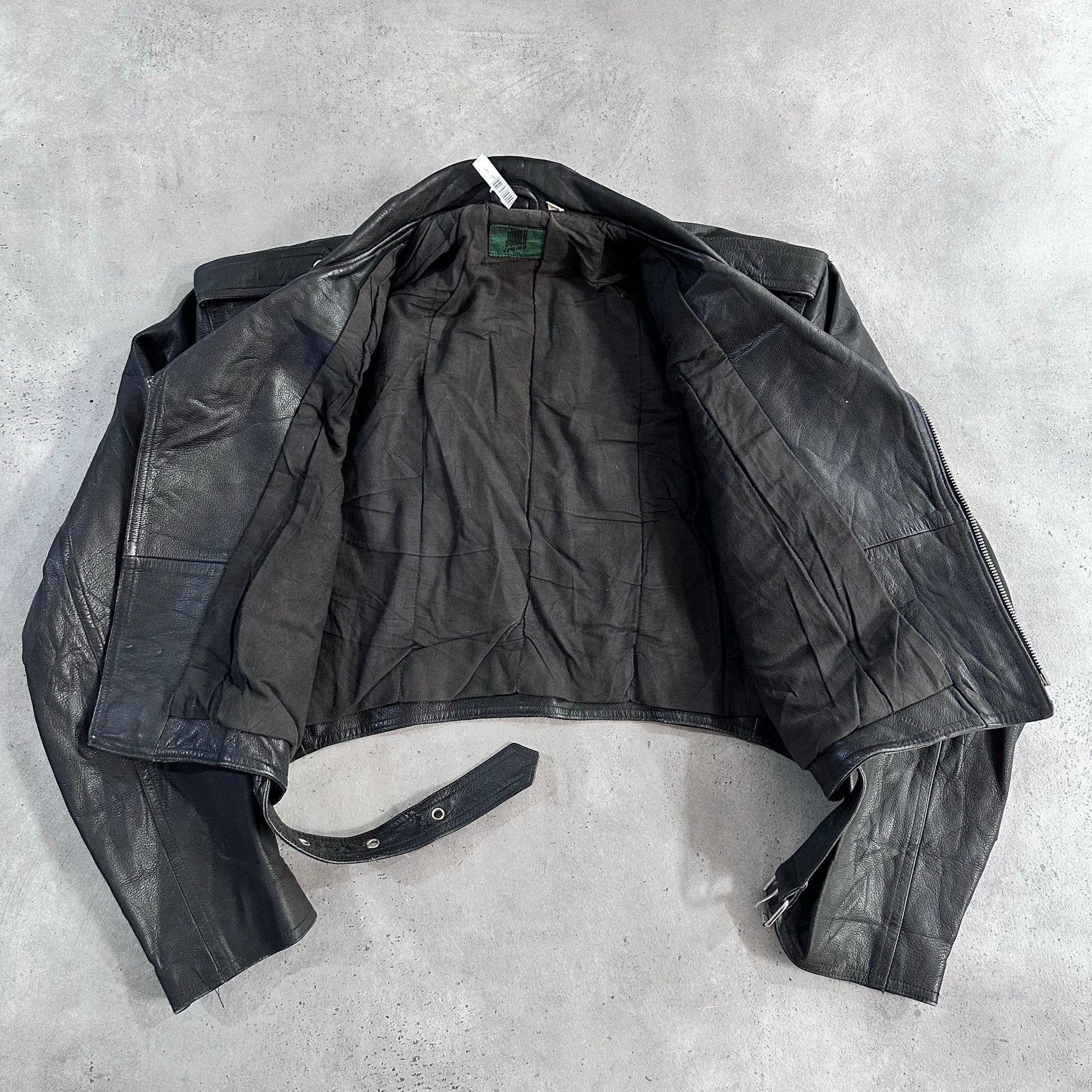 Vintage 70s-90s Italy Pre-owned Luxury Double Rider Leather Jackets