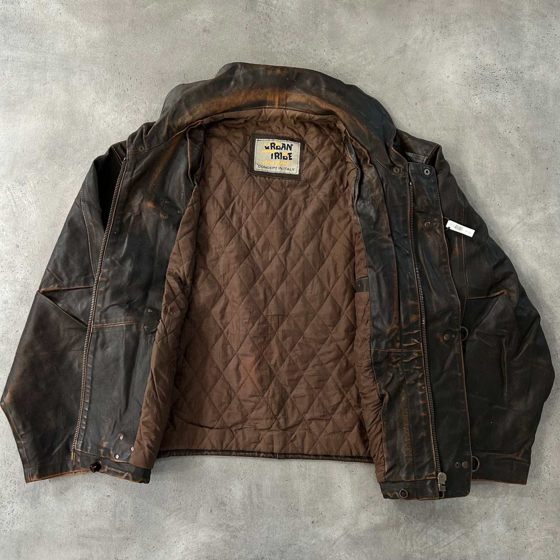 Vintage 70s-90s Italy Workwear Leather Jackets