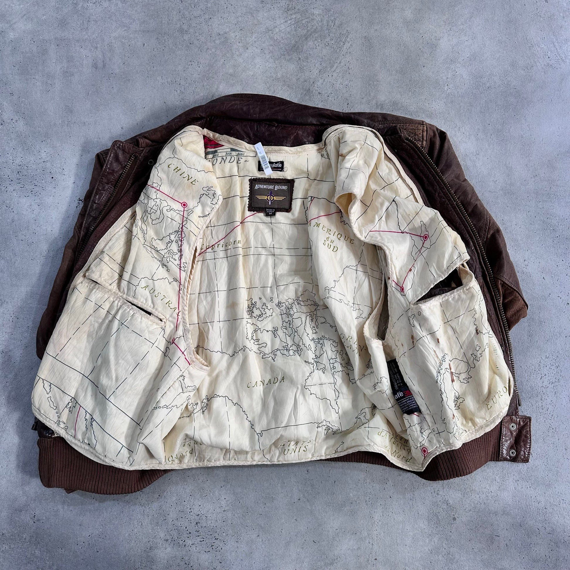 Vintage 70s-90s South Korea Military A-2 Leather Jackets