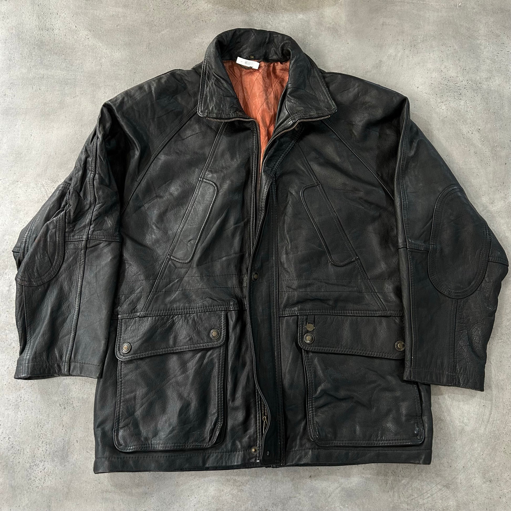 Vintage 70s-90s France Mid-Length Leather Jackets