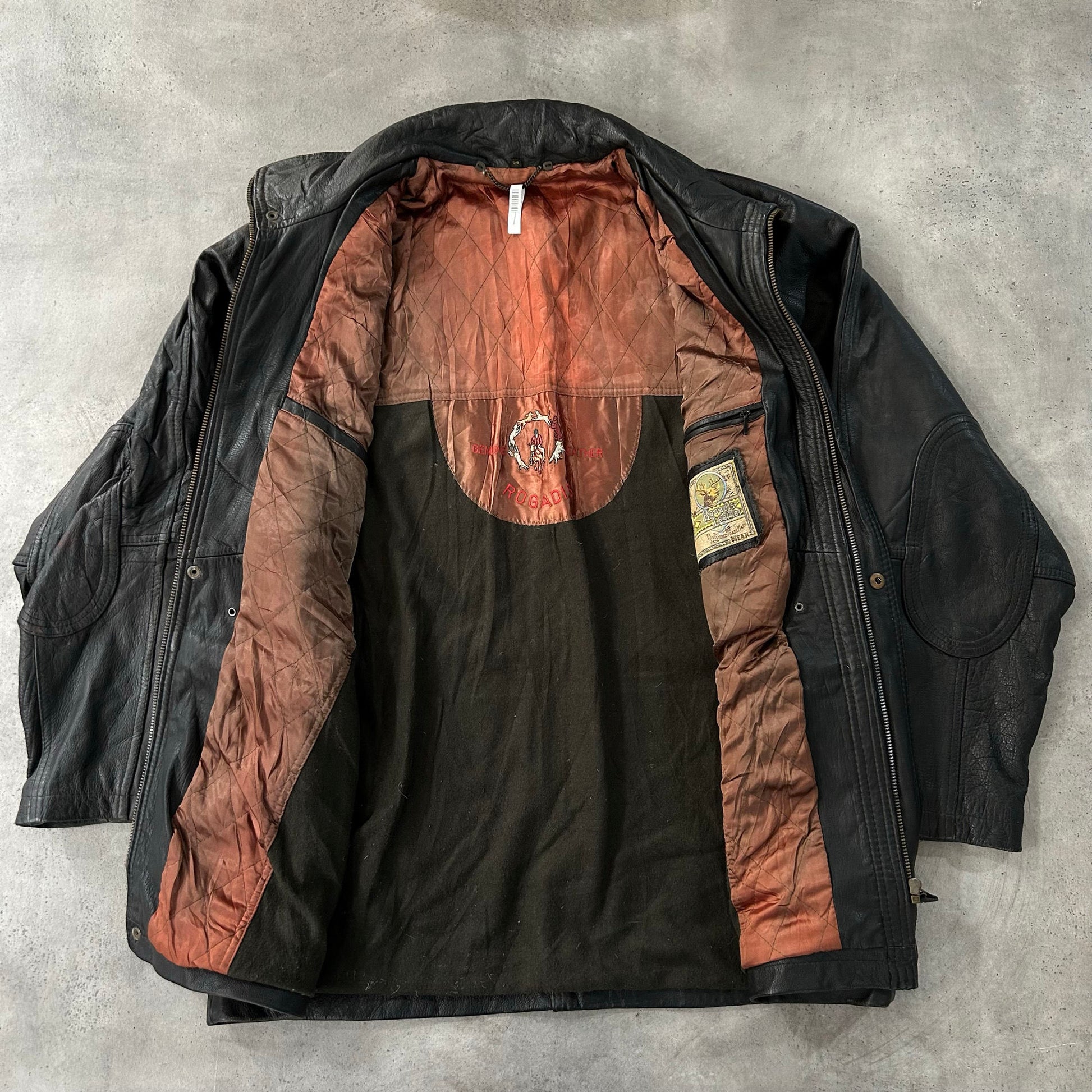 Vintage 70s-90s France Mid-Length Leather Jackets