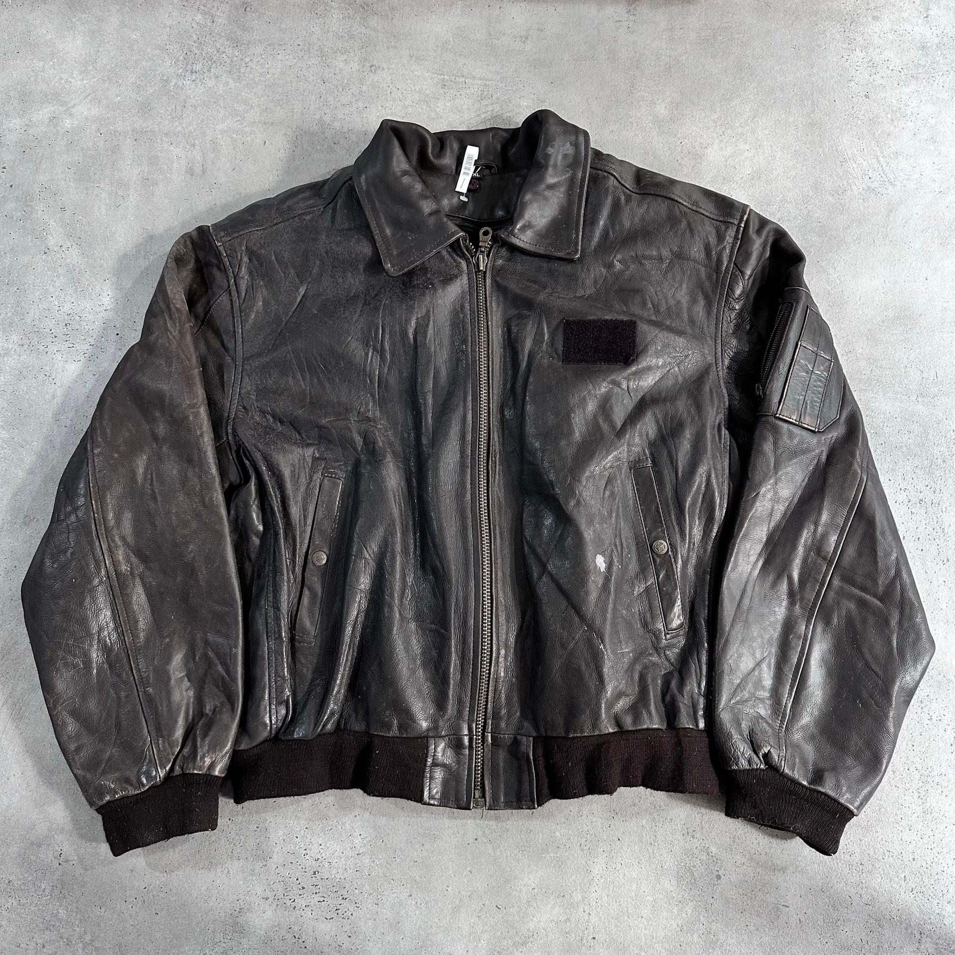 Vintage 70s-90s Military Flight Leather Jackets