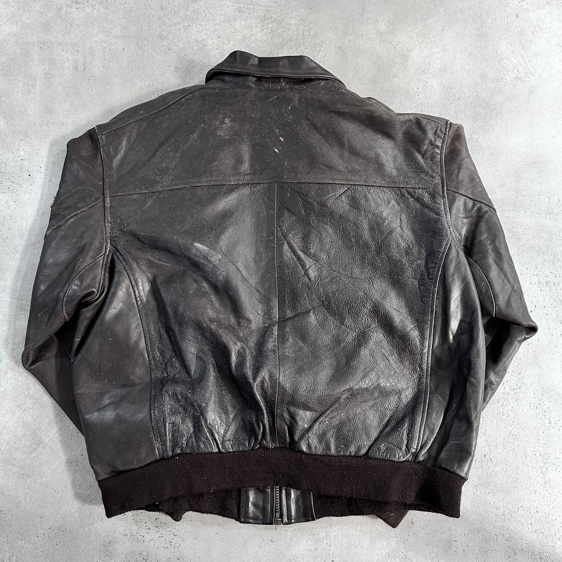 Vintage 70s-90s Military Flight Leather Jackets