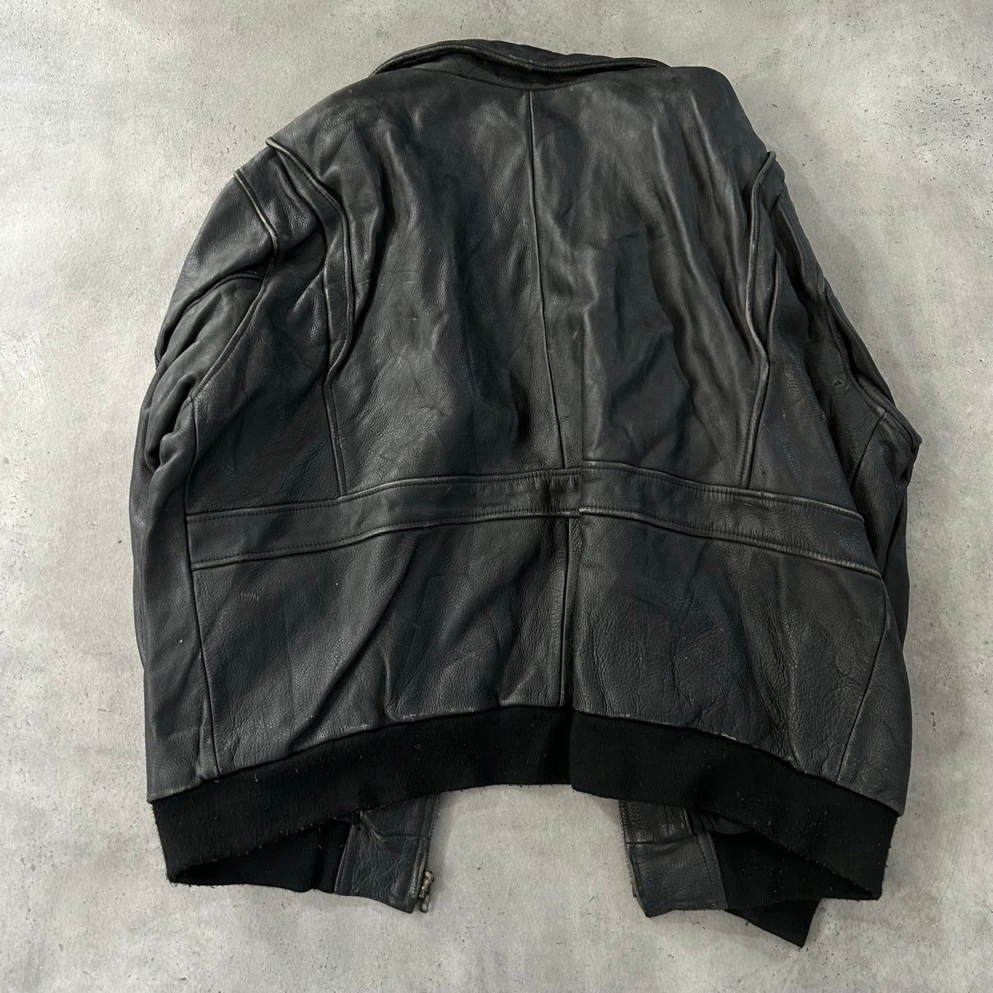 Vintage 70s-90s France Military Flight Leather Jackets