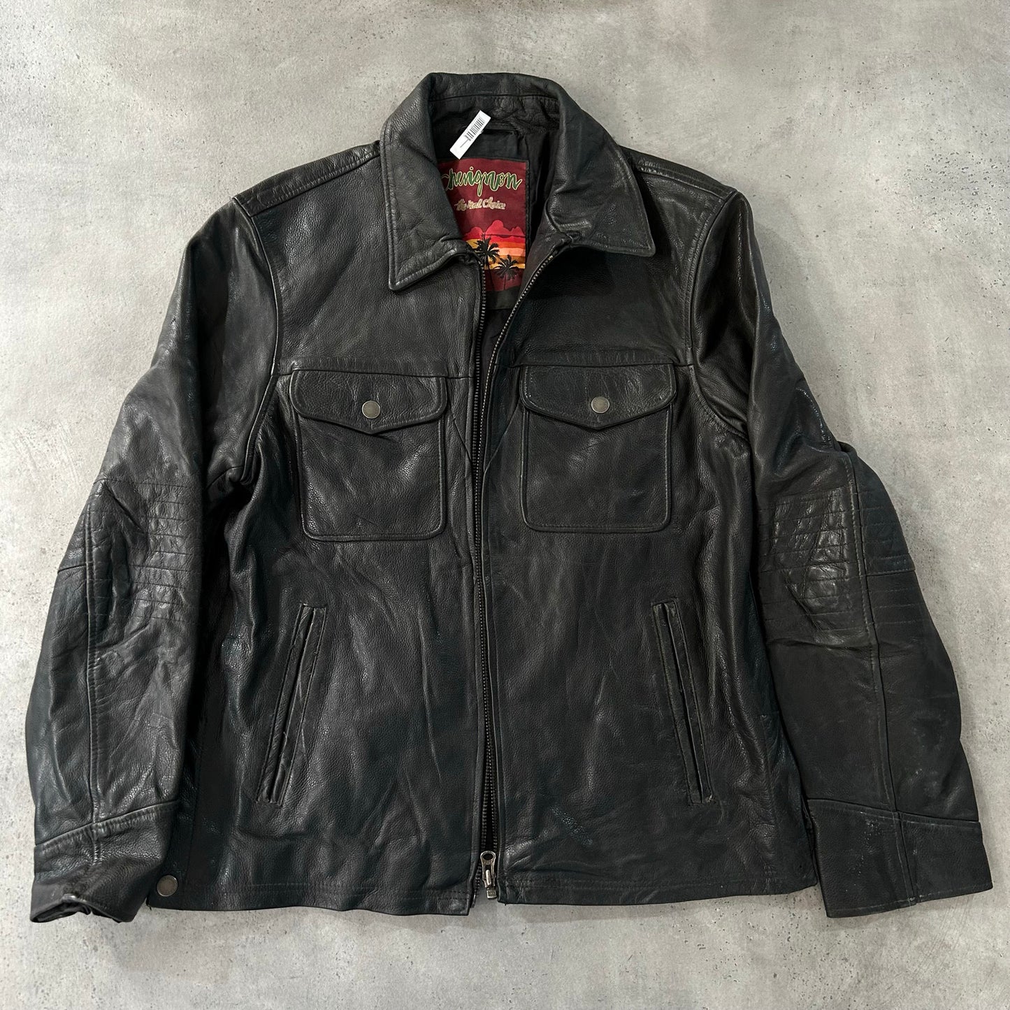 Vintage Chevignon Retro Leather Jackets