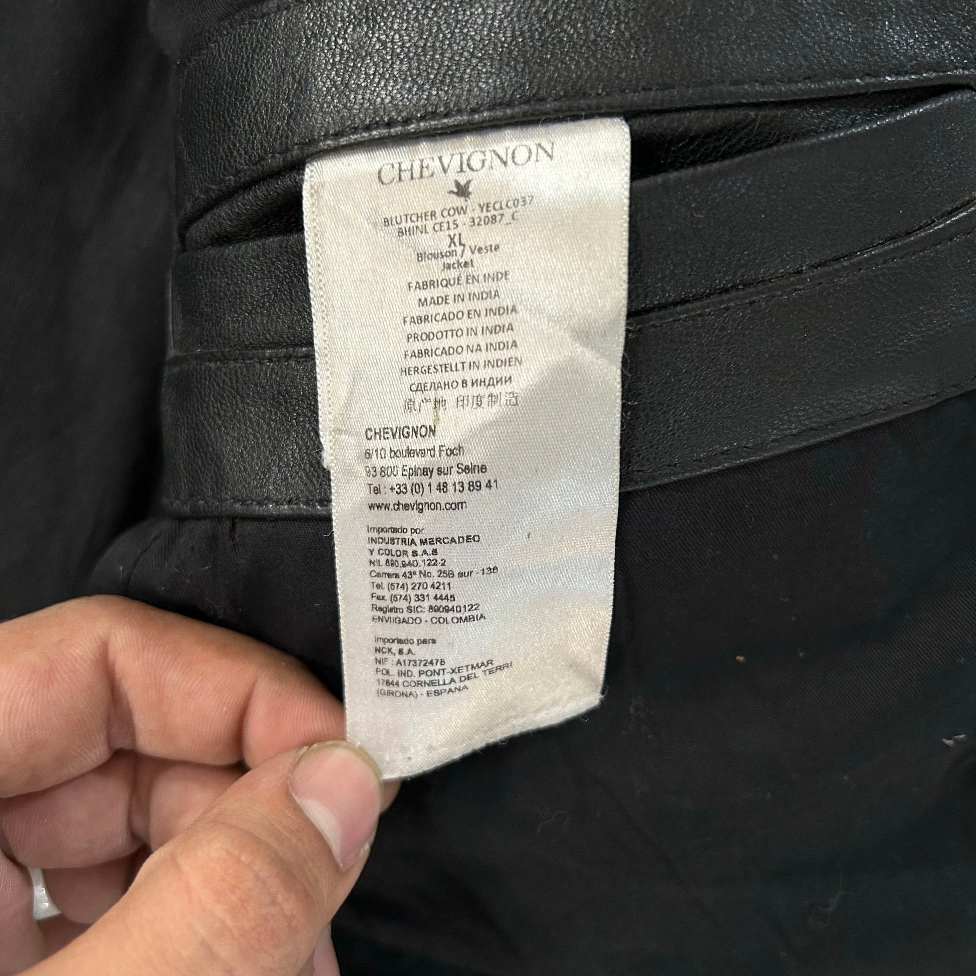 Vintage Chevignon Retro Leather Jackets
