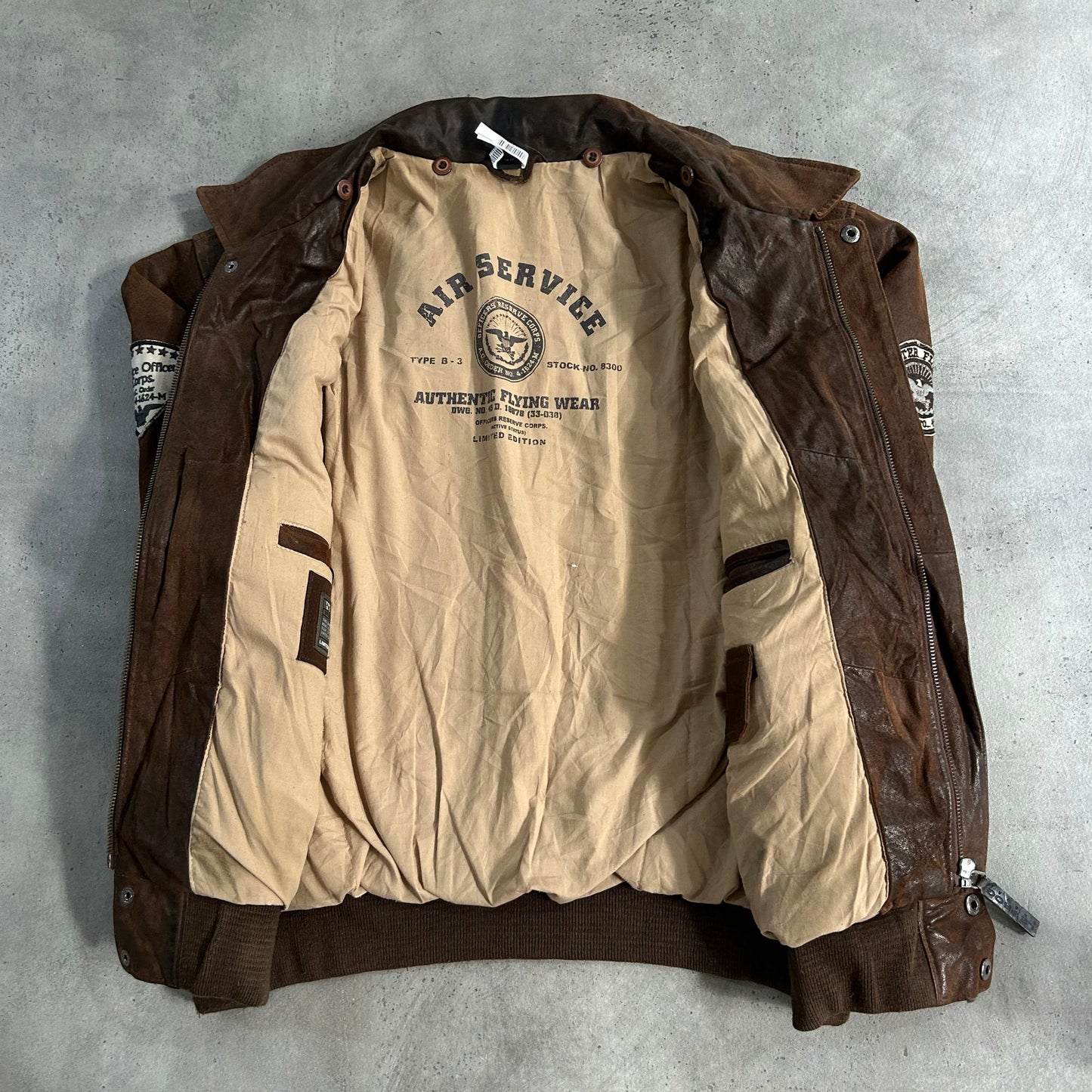 Vintage 70s-90s Military Flight Leather Jackets