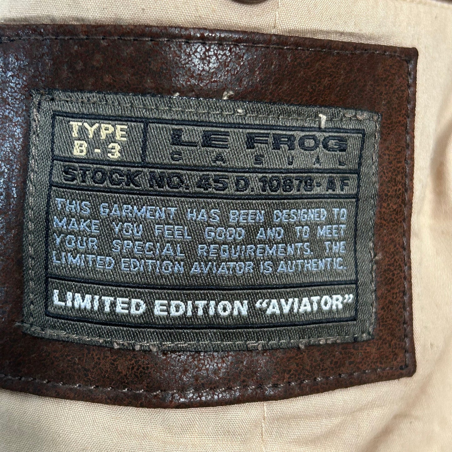 Vintage 70s-90s Military Flight Leather Jackets