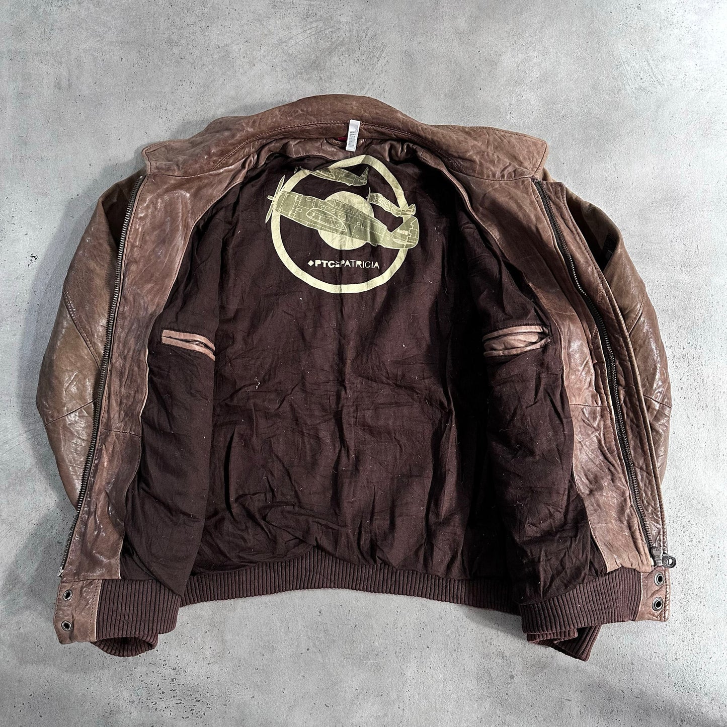 Vintage 70s-90s Spain Military A-2 Leather Jackets