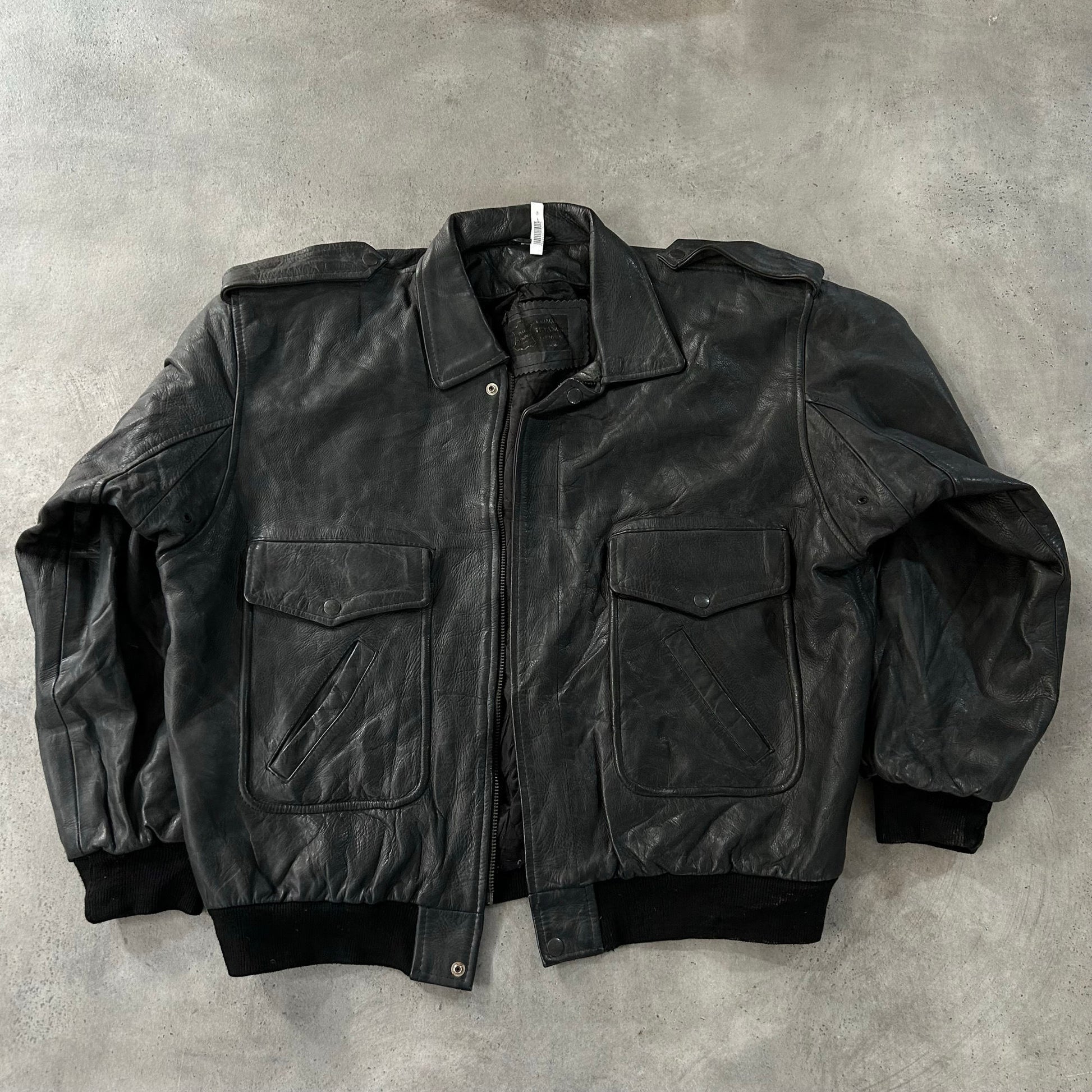 Vintage 70s-90s Portugal Military A-2 Leather Jackets