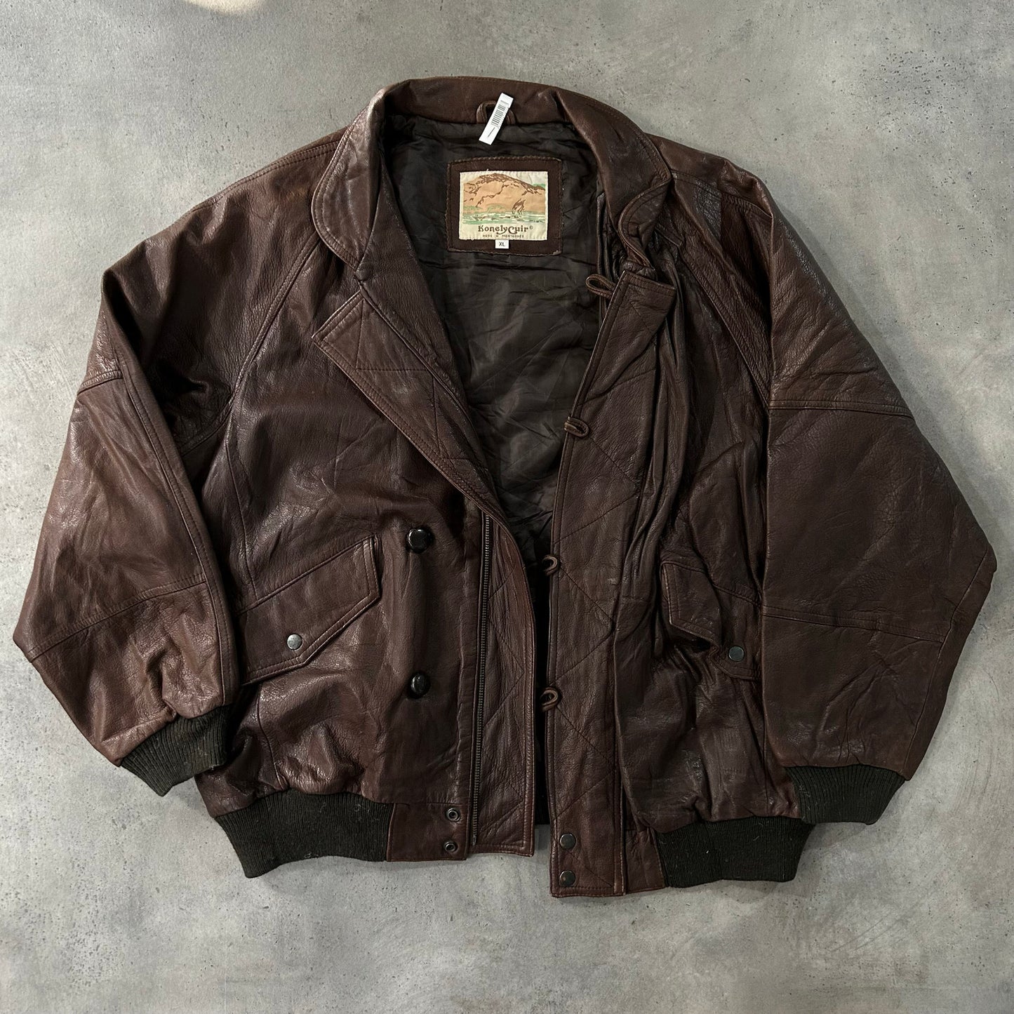 Vintage 70s-90s Portugal Flight Leather Jackets