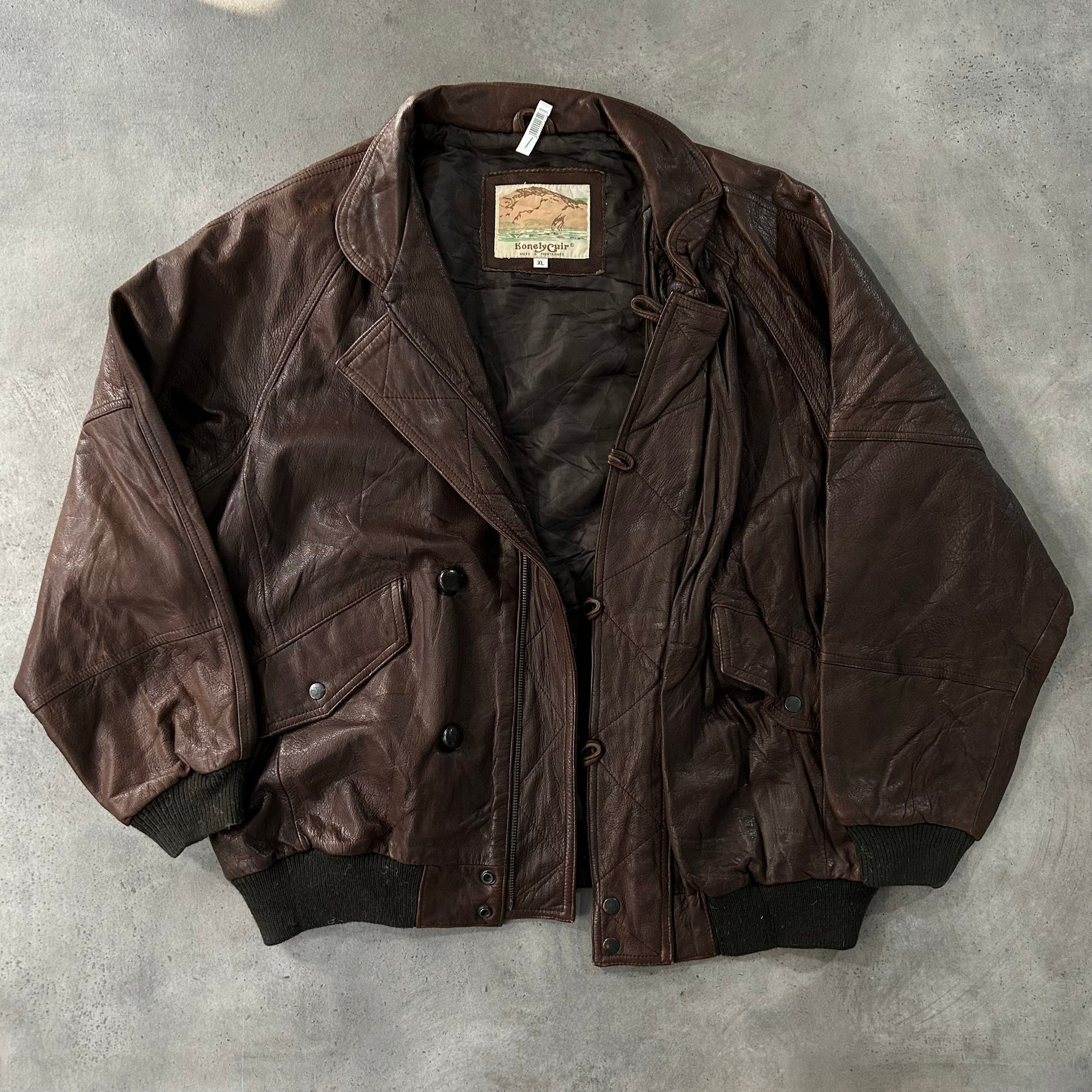 Vintage 70s-90s Portugal Flight Leather Jackets