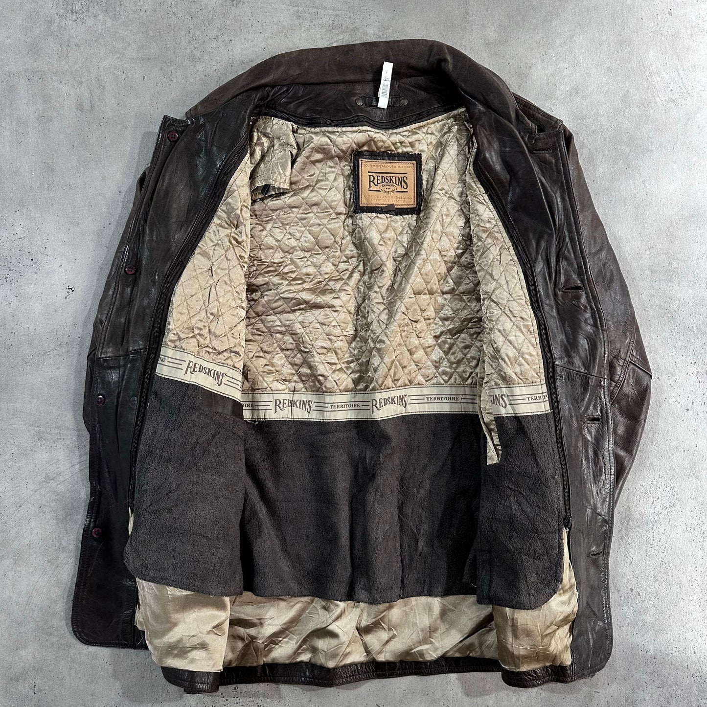 Vintage 70s-90s Redskins Retro Mid-Length Leather Jackets