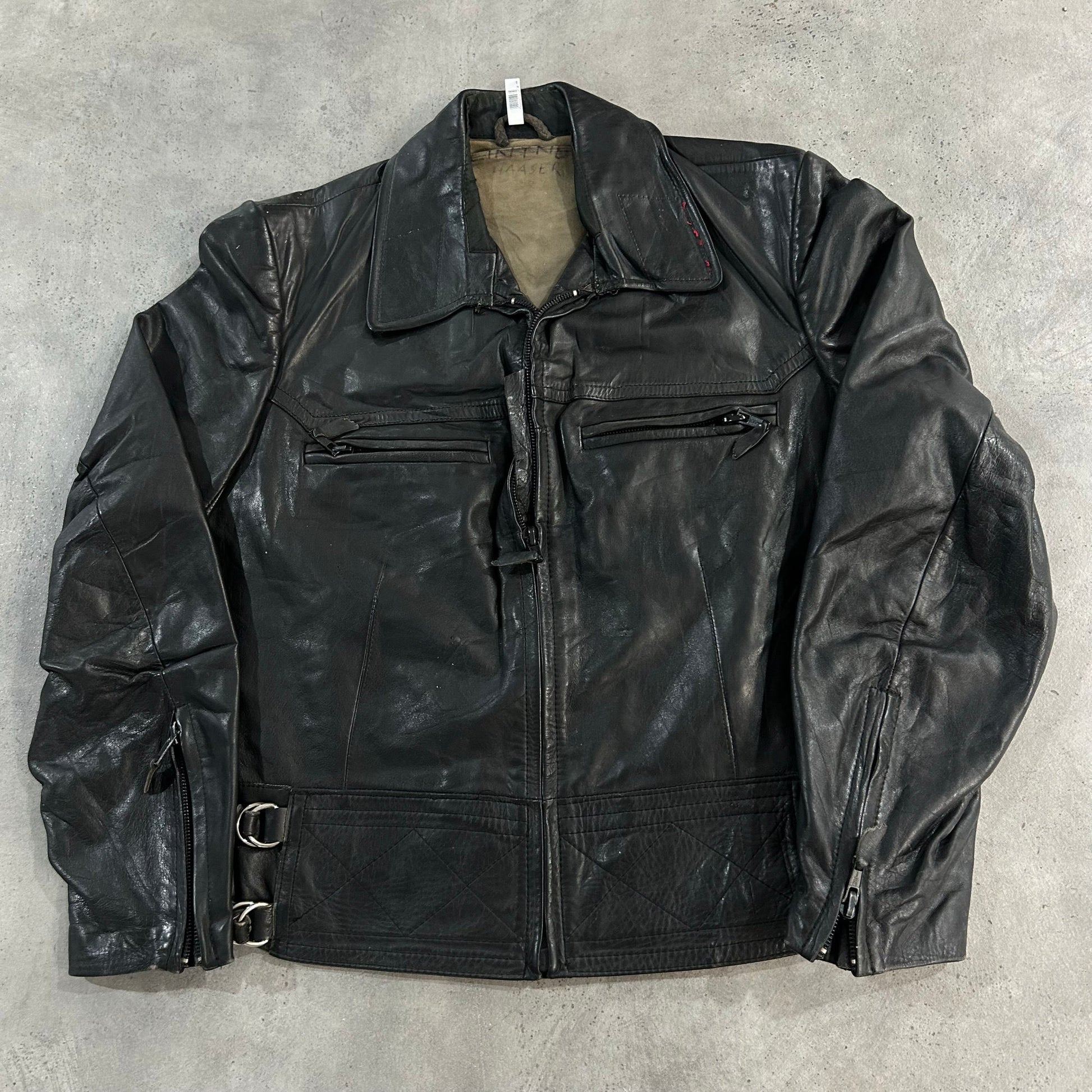 Vintage 70s-90s Austria Military Motorcycle Leather Jackets