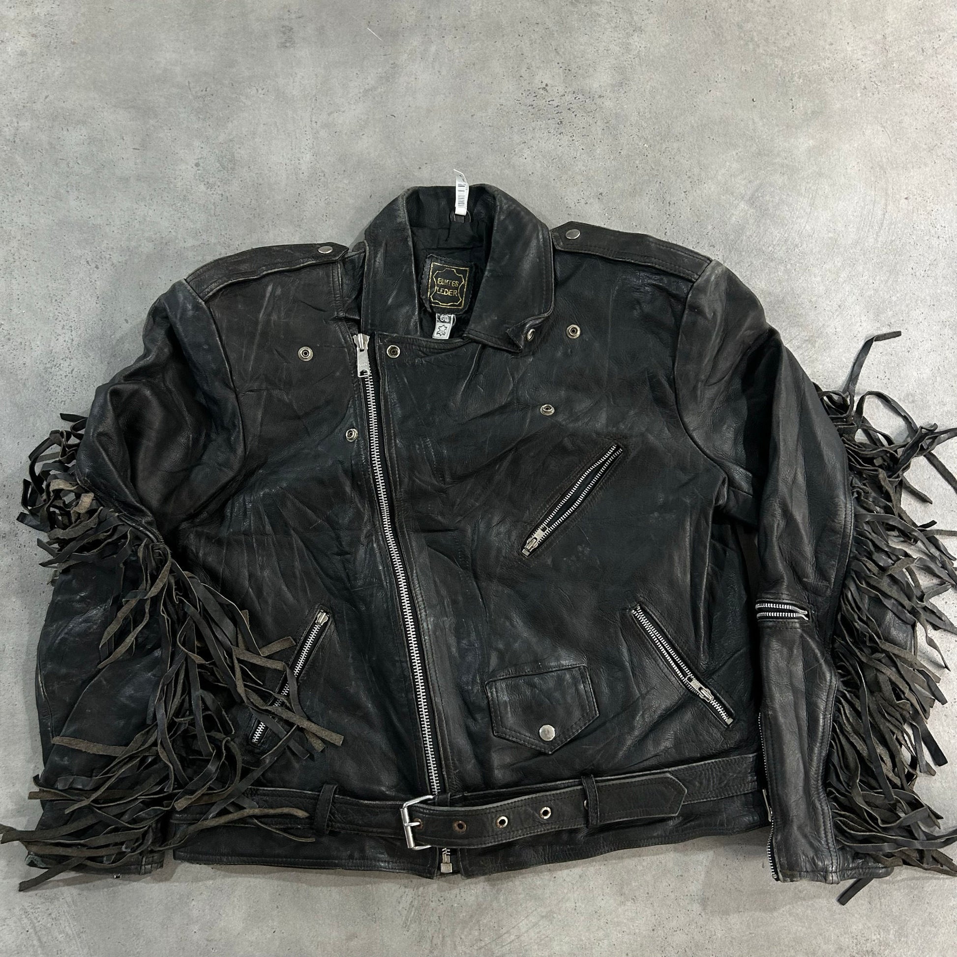 Vintage 70s-90s Germany Double Rider Leather Jackets