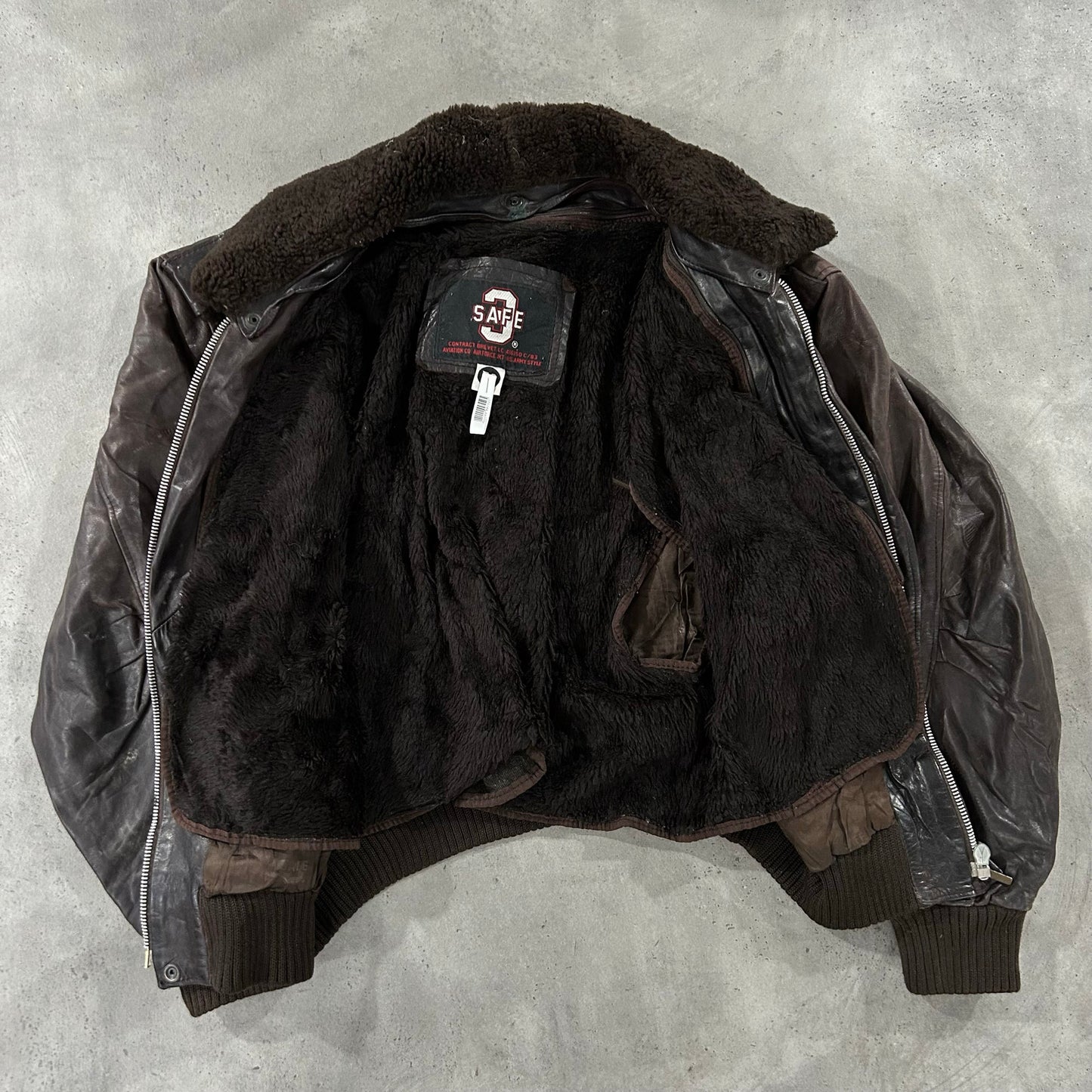 Vintage 70s-90s Military Flight Leather Jackets