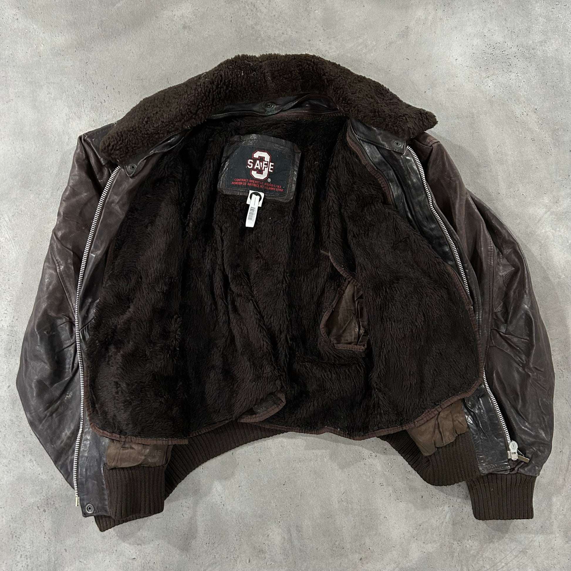 Vintage 70s-90s Military Flight Leather Jackets