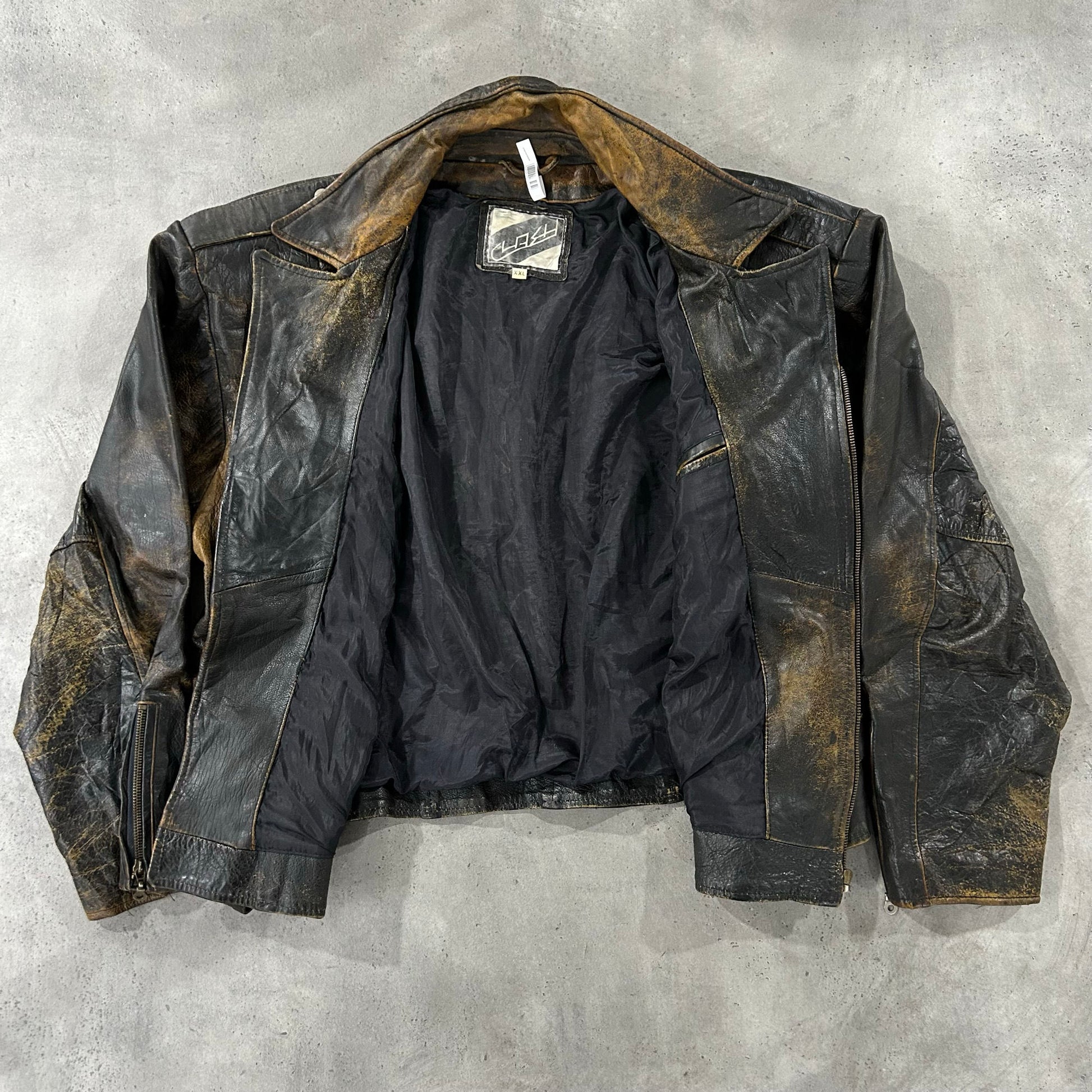 Vintage Retro Double Rider Leather Jackets