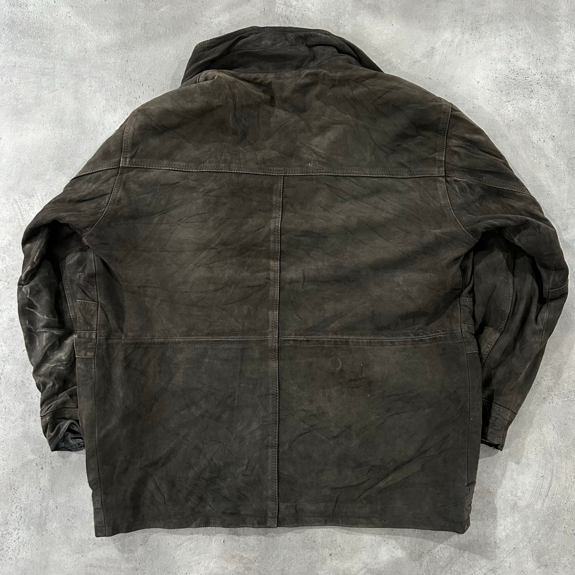 Vintage 70s-90s France Chevignon Workwear Mid-Length Leather Jackets