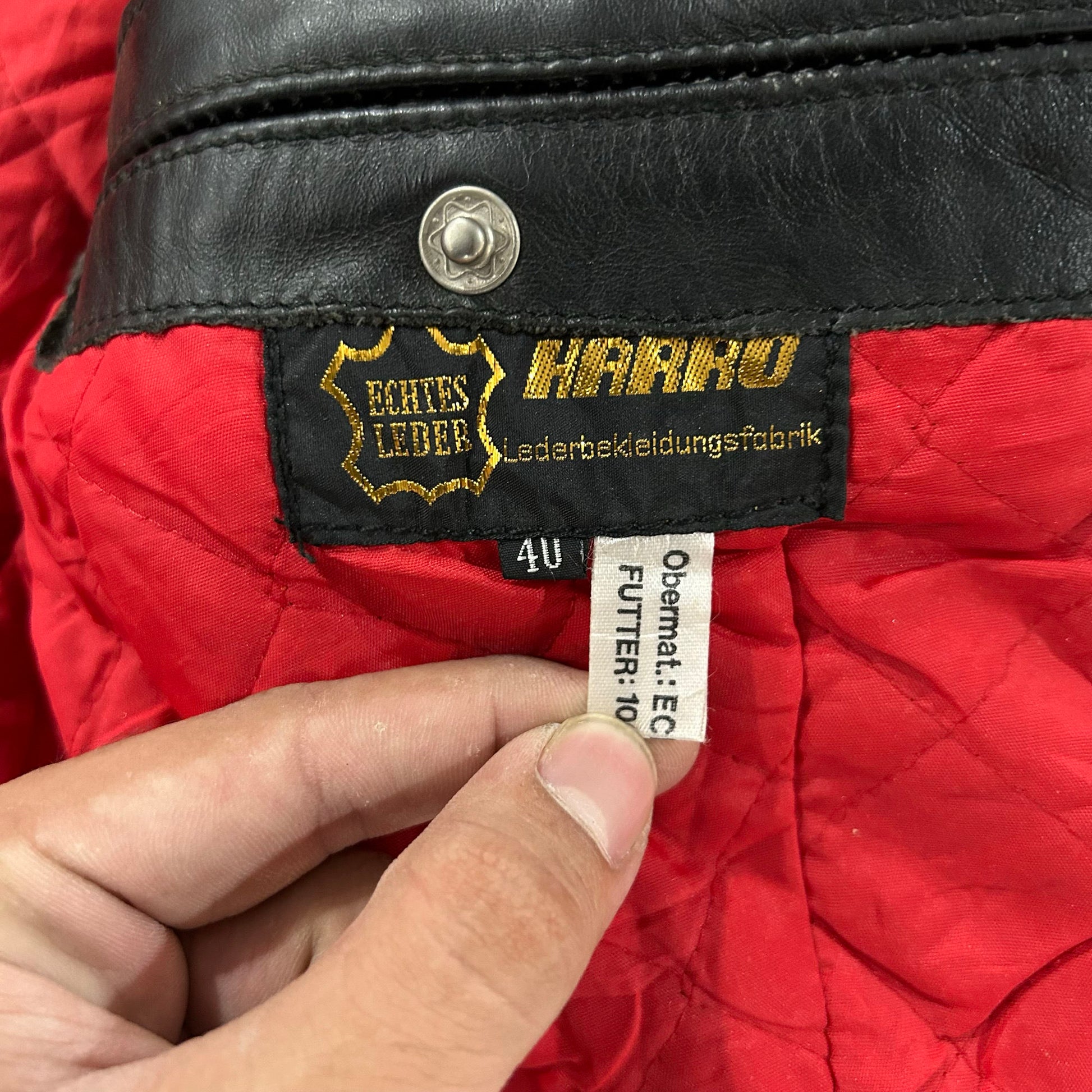 Vintage 70s-90s Germany Double Rider Leather Jackets