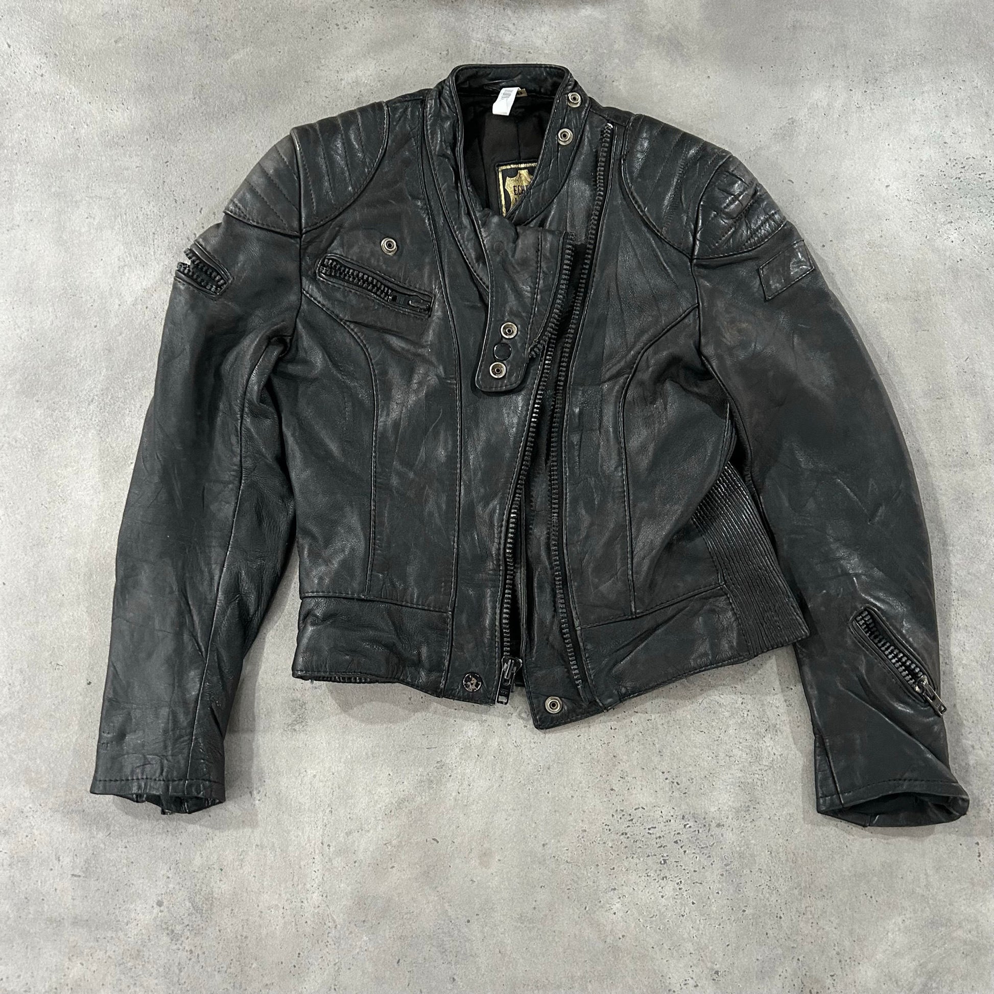 Vintage 70s-90s Germany Double Rider Leather Jackets