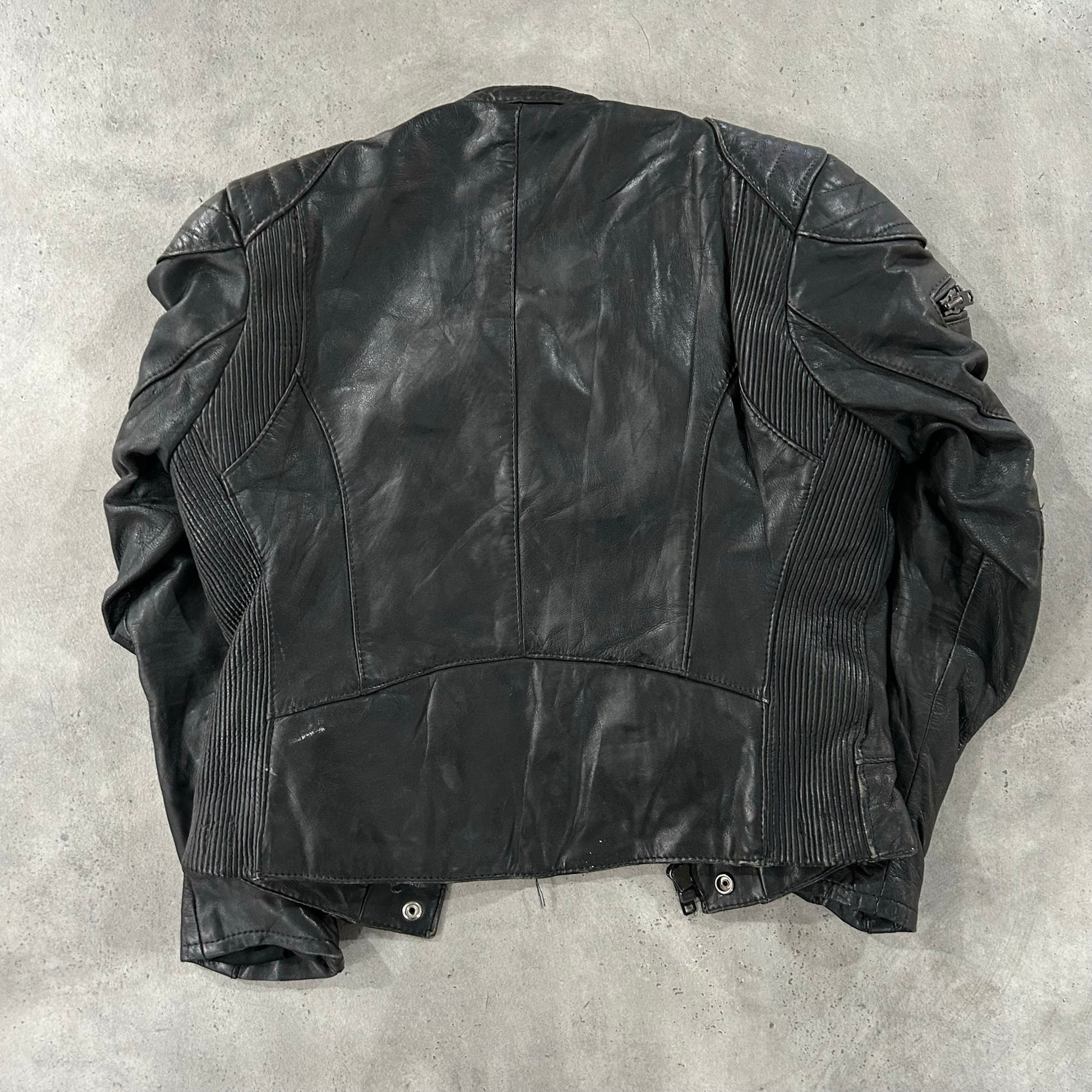 Vintage 70s-90s Germany Double Rider Leather Jackets