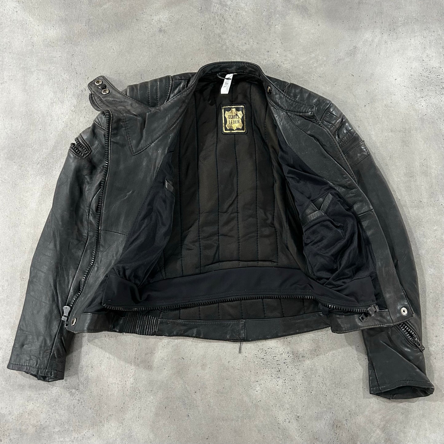 Vintage 70s-90s Germany Double Rider Leather Jackets