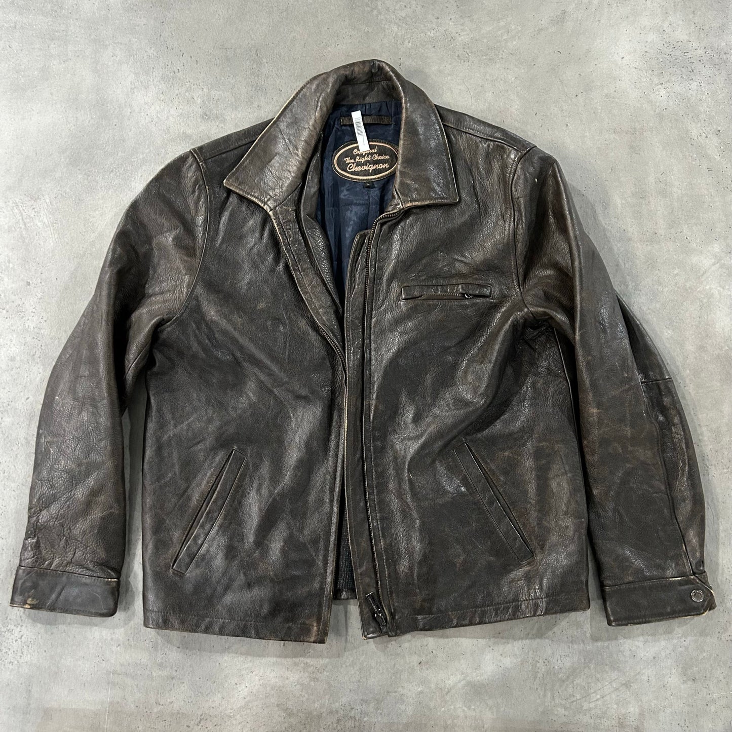 Vintage 70s-90s Chevignon Retro Leather Jackets