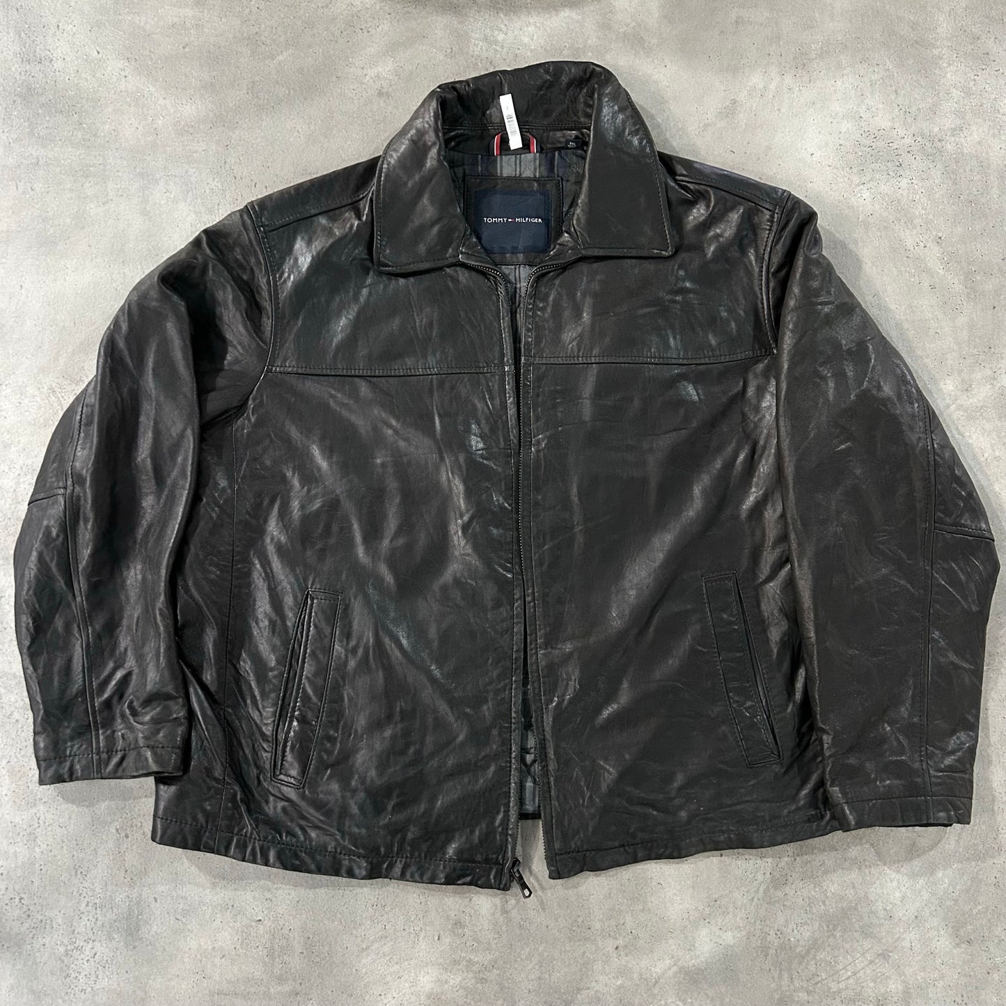 Vintage Tommy Hilfiger Retro Leather Jackets