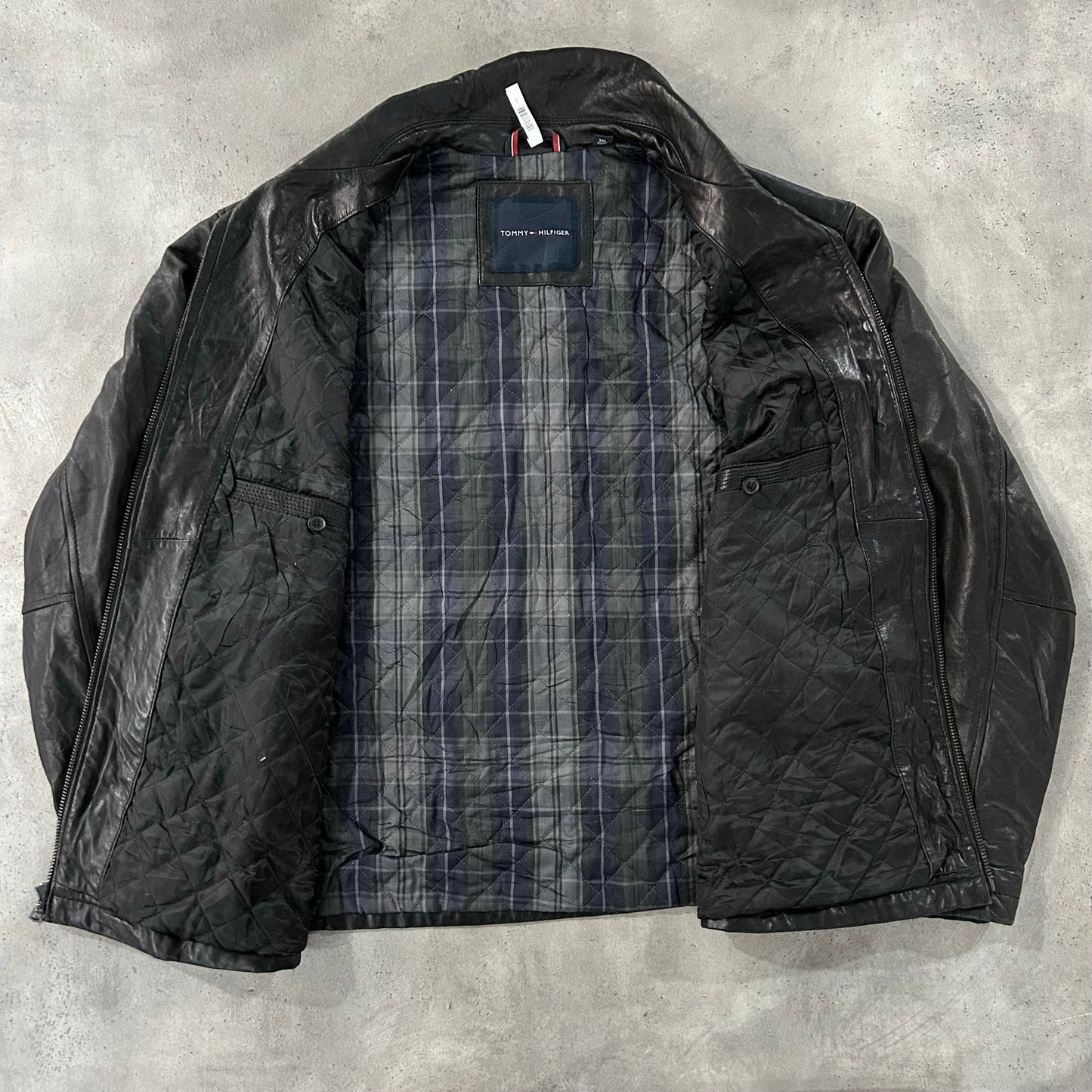 Vintage Tommy Hilfiger Retro Leather Jackets