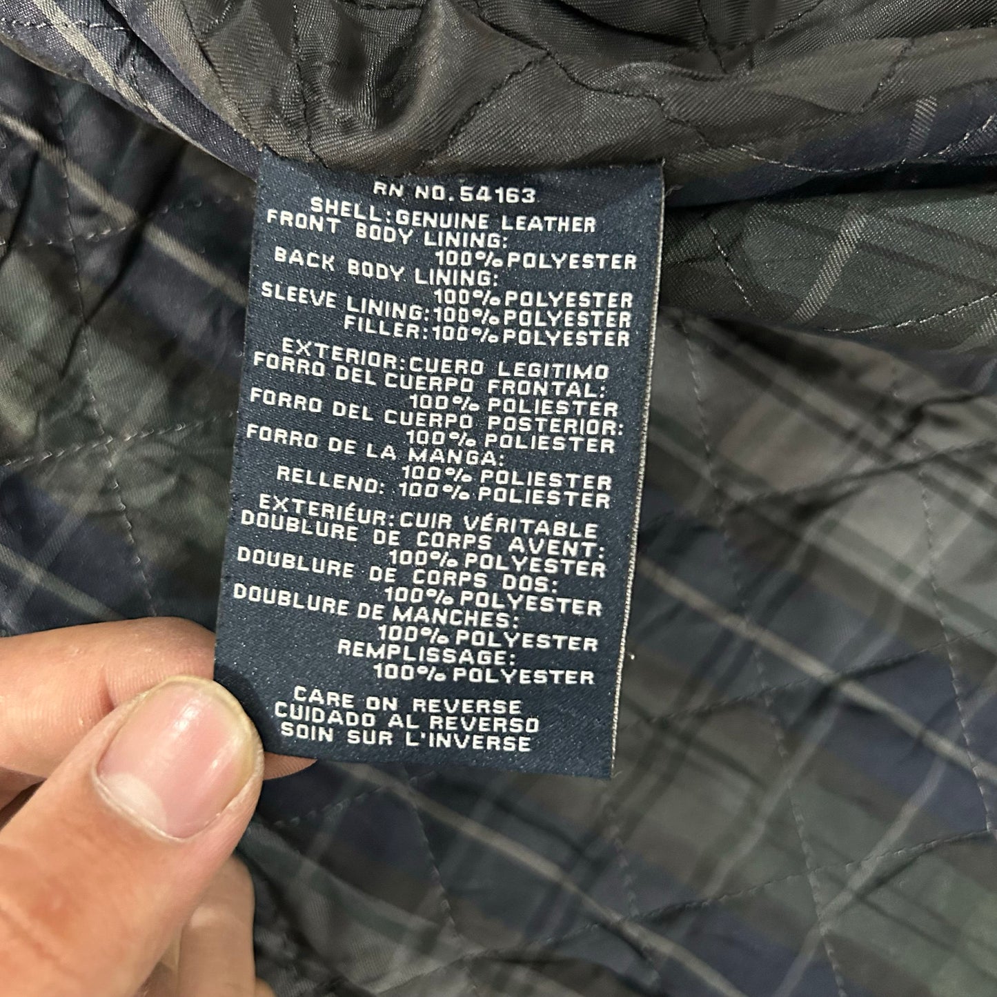 Vintage Tommy Hilfiger Retro Leather Jackets