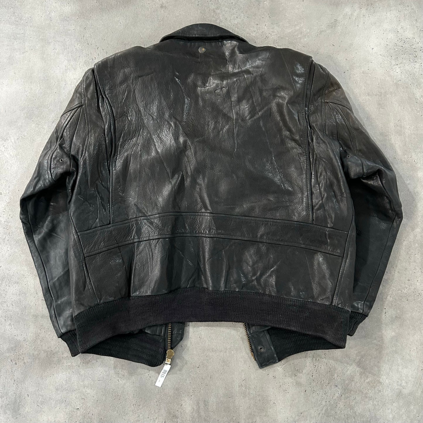 Vintage 70s-90s France Military Flight Leather Jackets