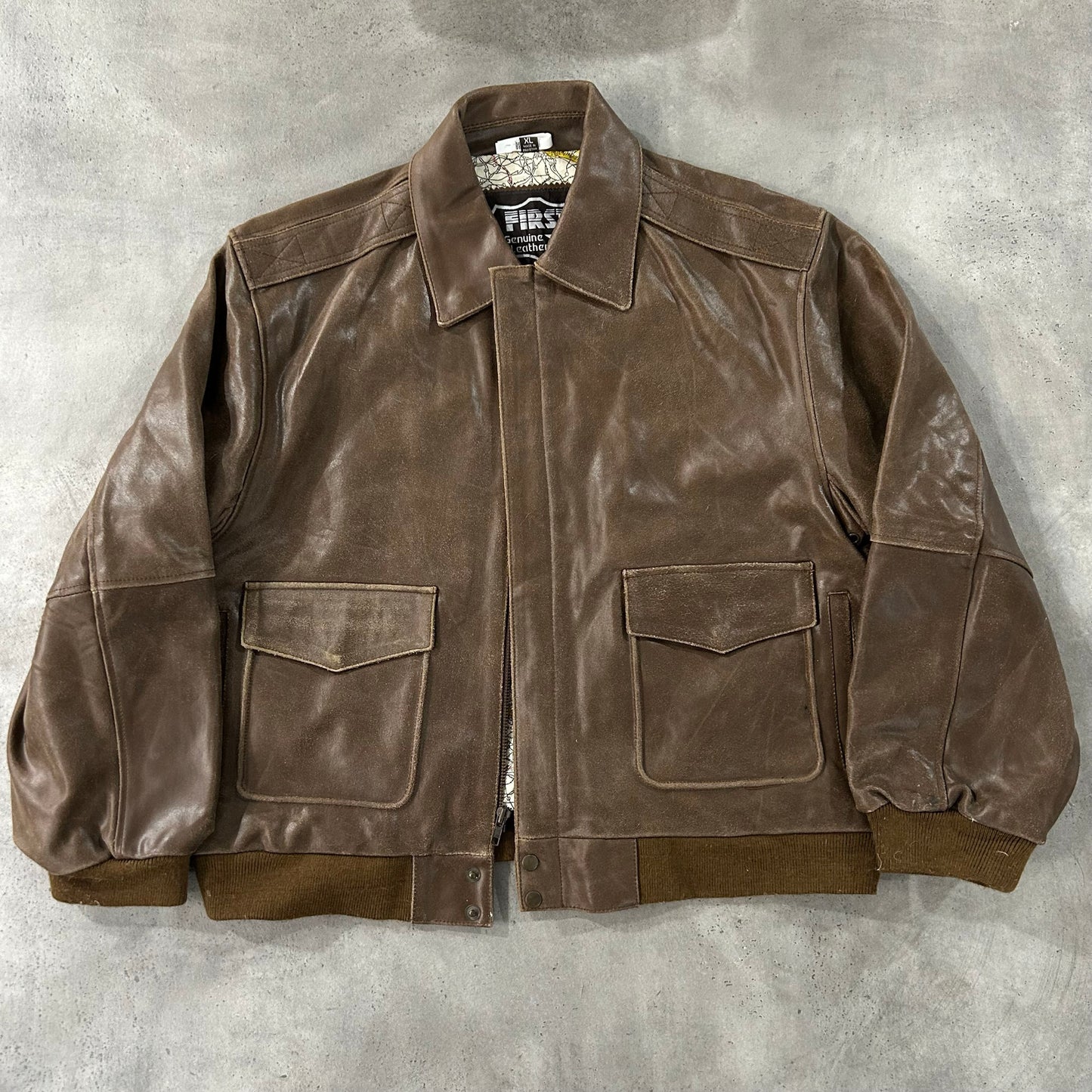 Vintage 70s-90s Military A-2 Leather Jackets