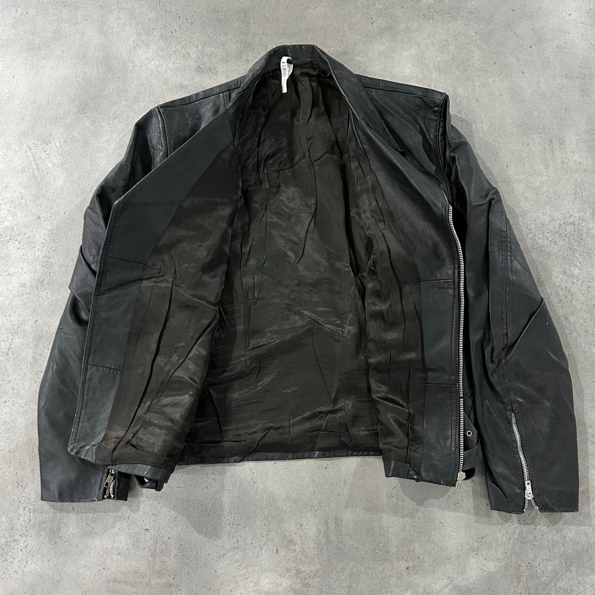 Vintage 70s-90s France Double Rider Leather Jackets