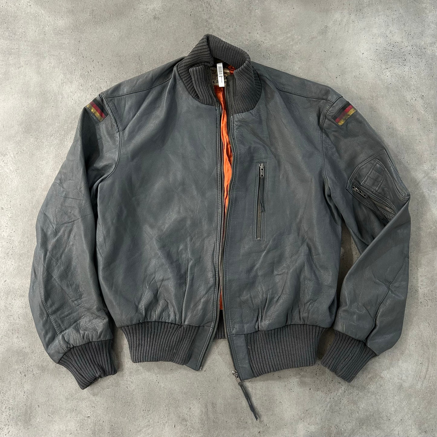 Vintage 70s-90s Germany Military Flight Leather Jackets