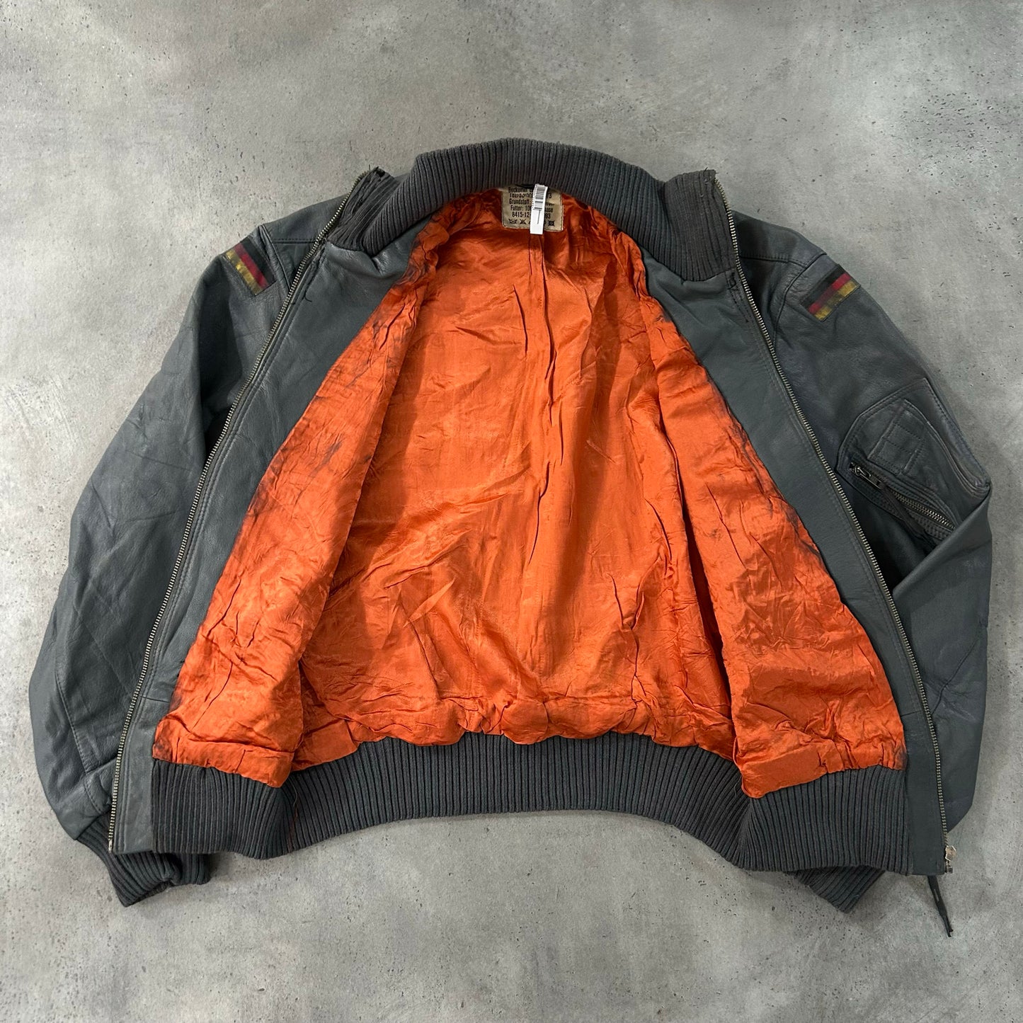 Vintage 70s-90s Germany Military Flight Leather Jackets