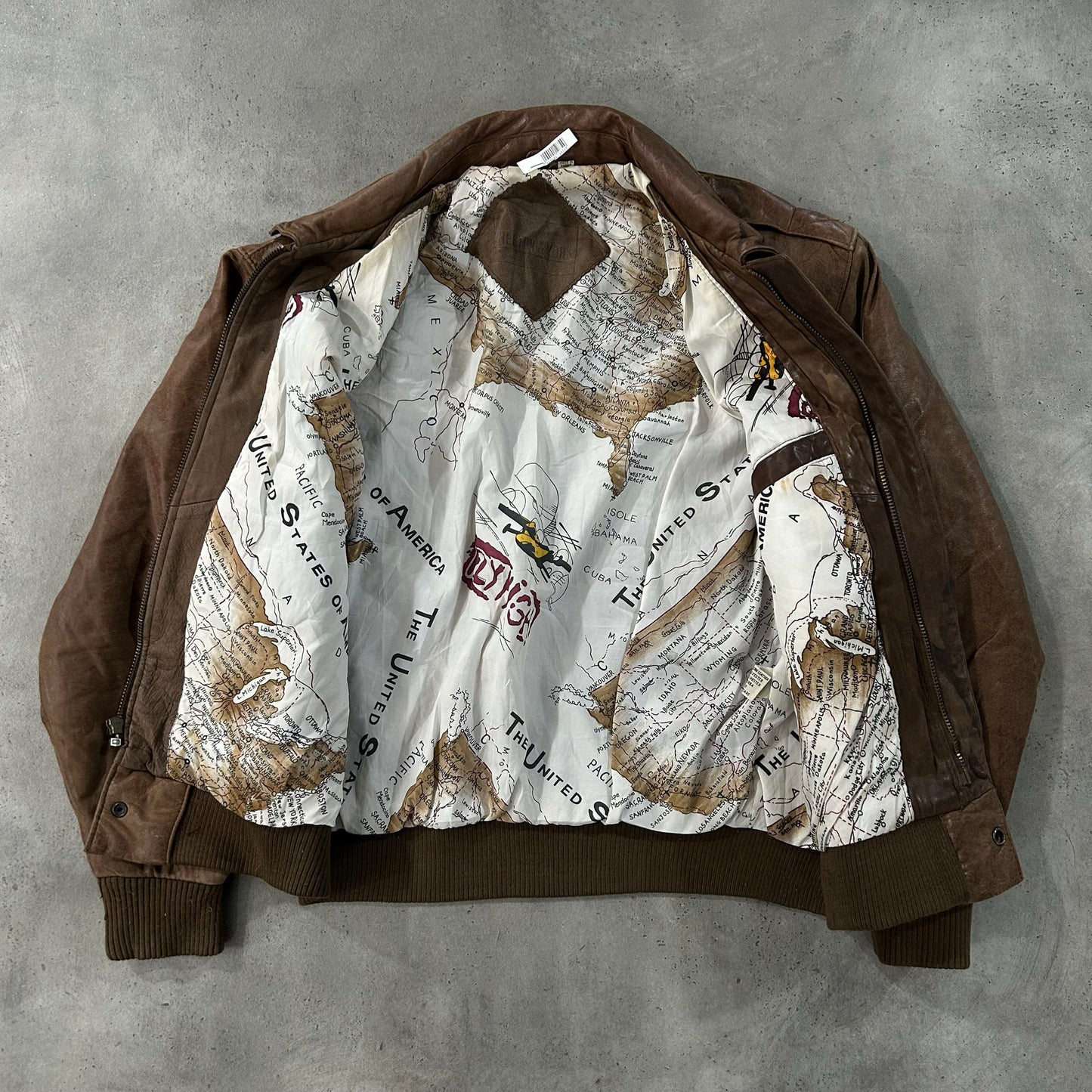 Vintage 70s-90s South Korea Military A-2 Leather Jackets