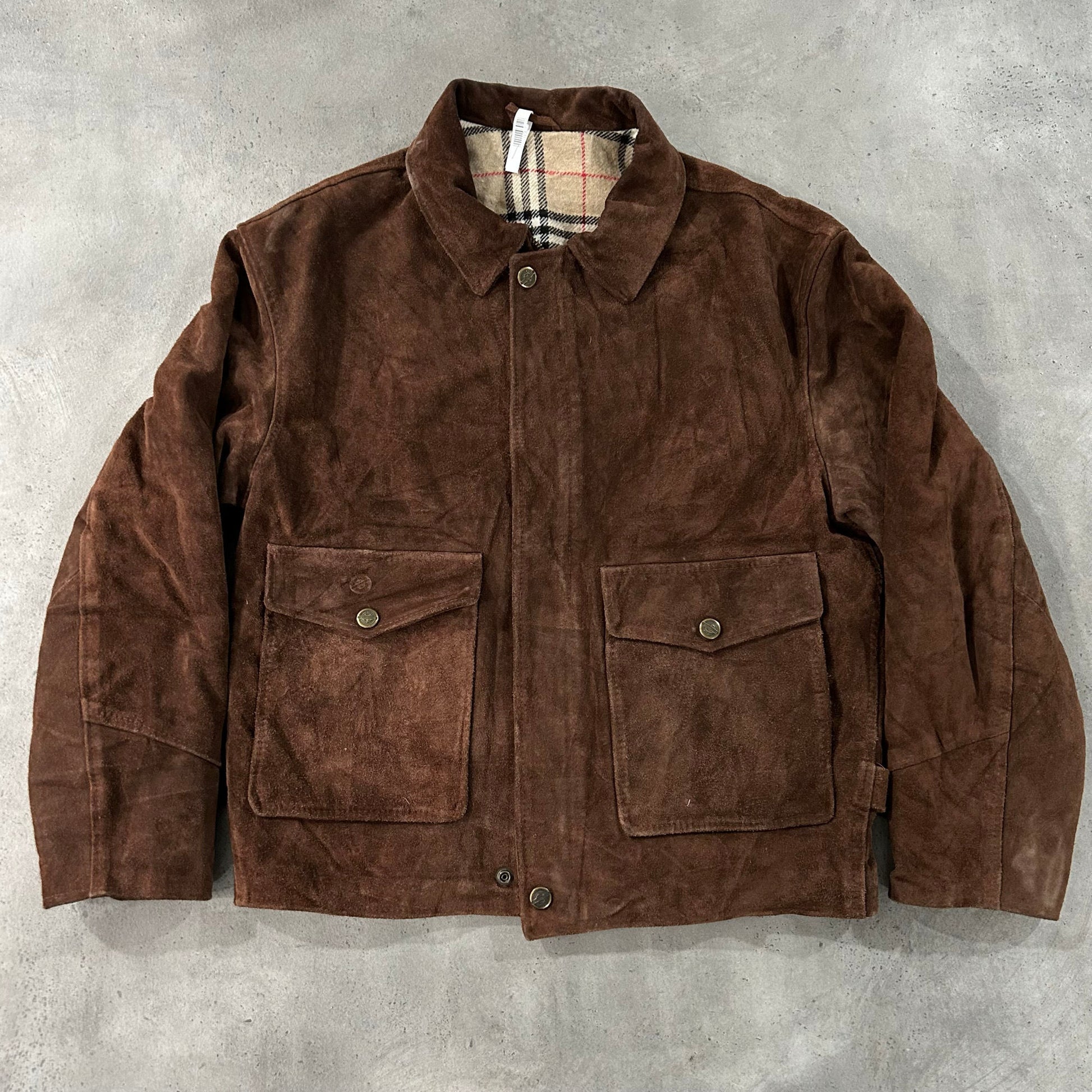 Vintage 70s-90s Italy Burberry Pre-owned Luxury Leather Jackets