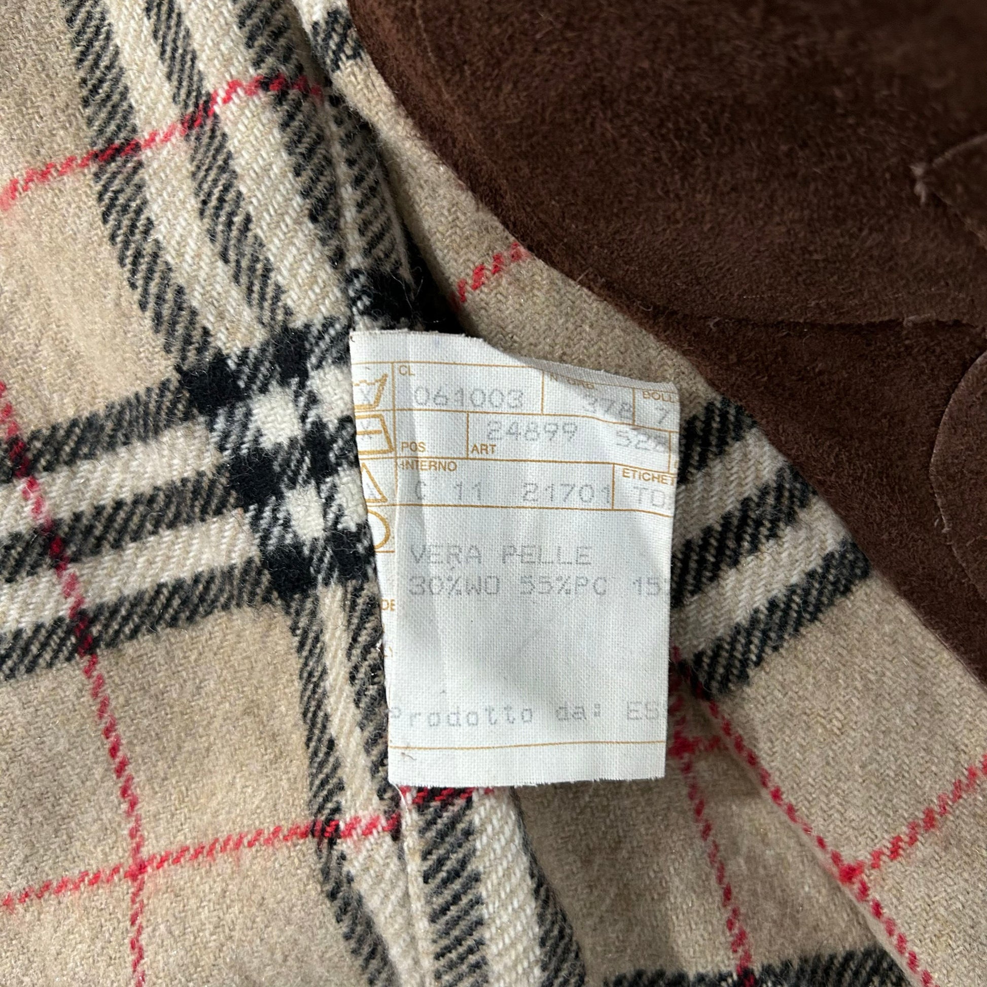 Vintage 70s-90s Italy Burberry Pre-owned Luxury Leather Jackets