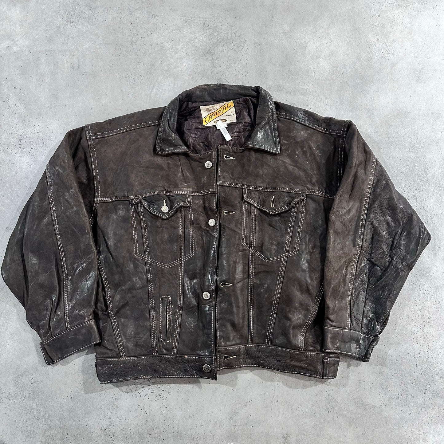 Vintage 70s-90s France Leather Jackets
