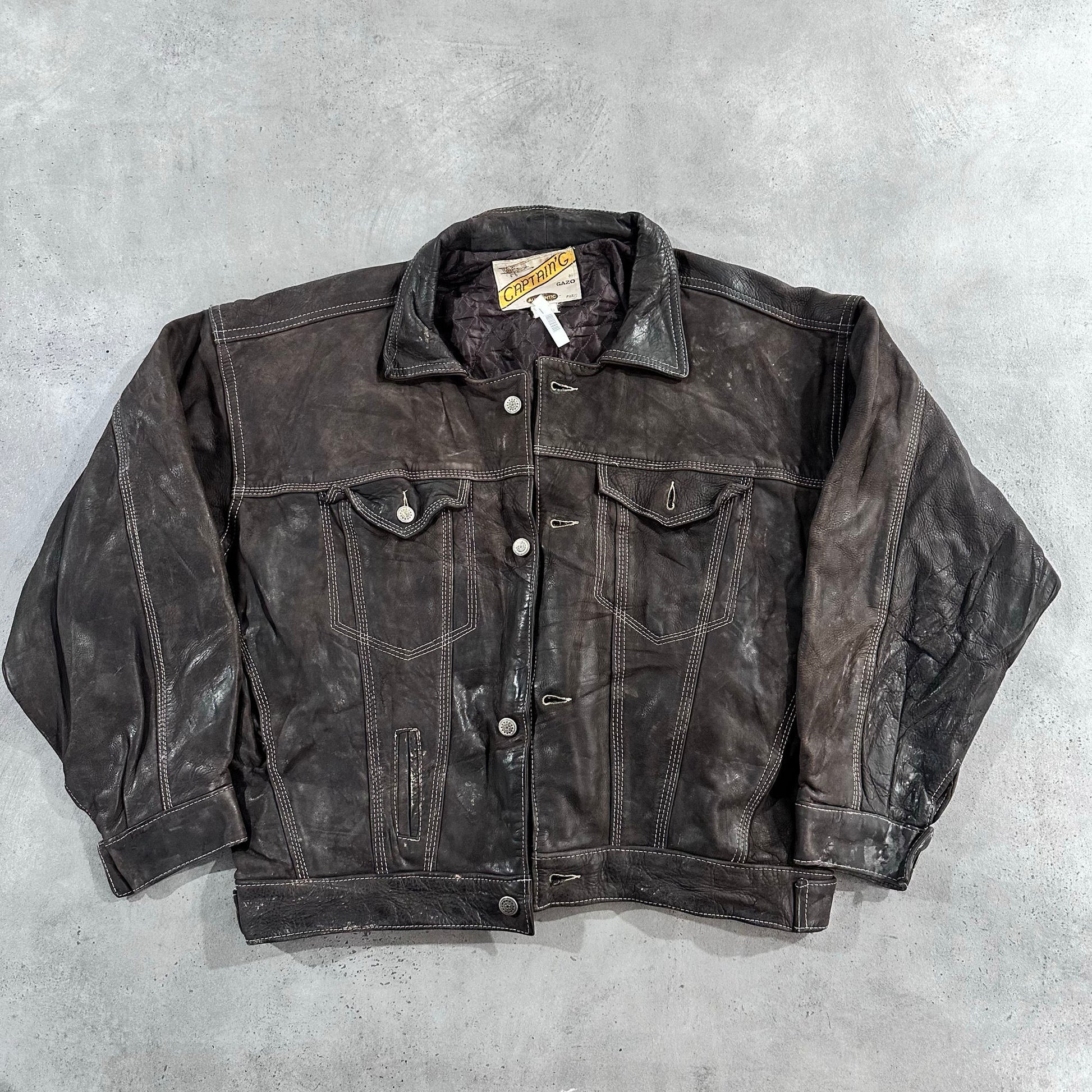 Vintage 70s-90s France Leather Jackets