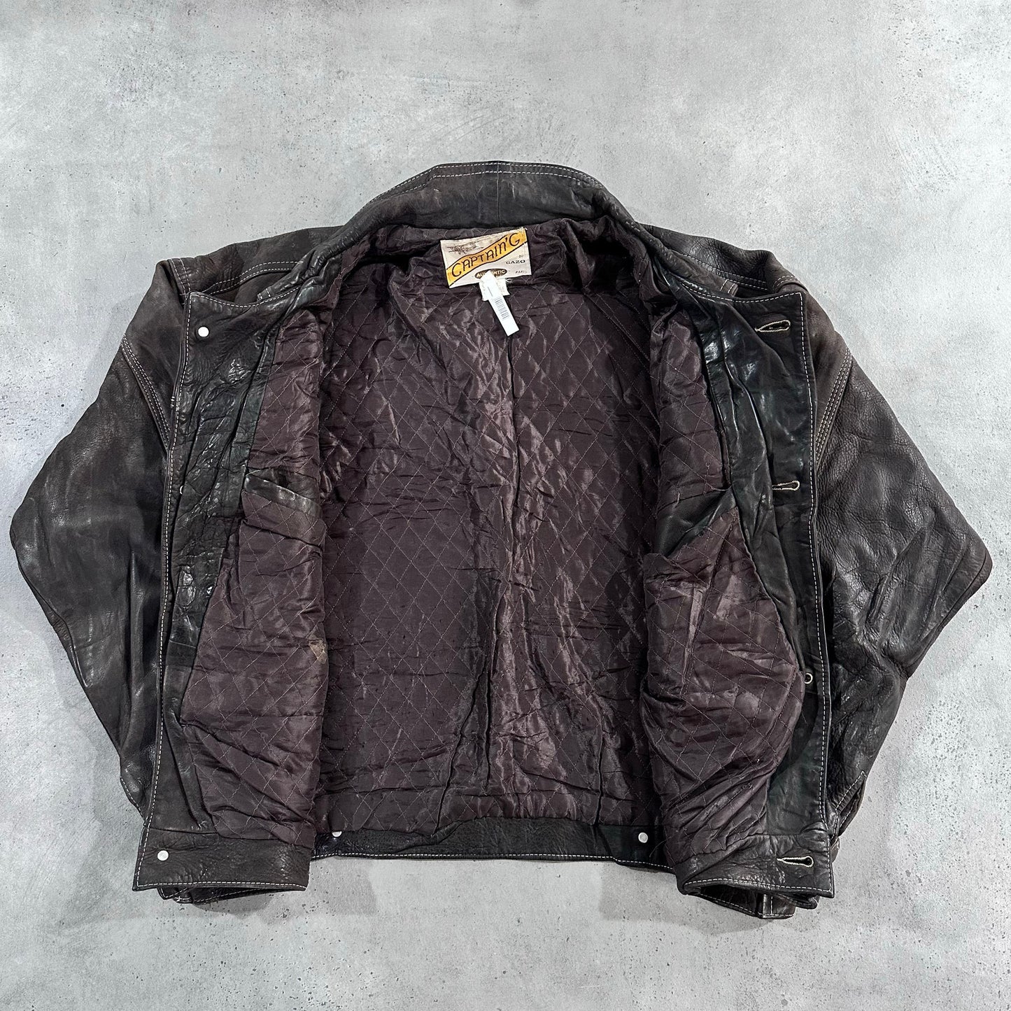 Vintage 70s-90s France Leather Jackets