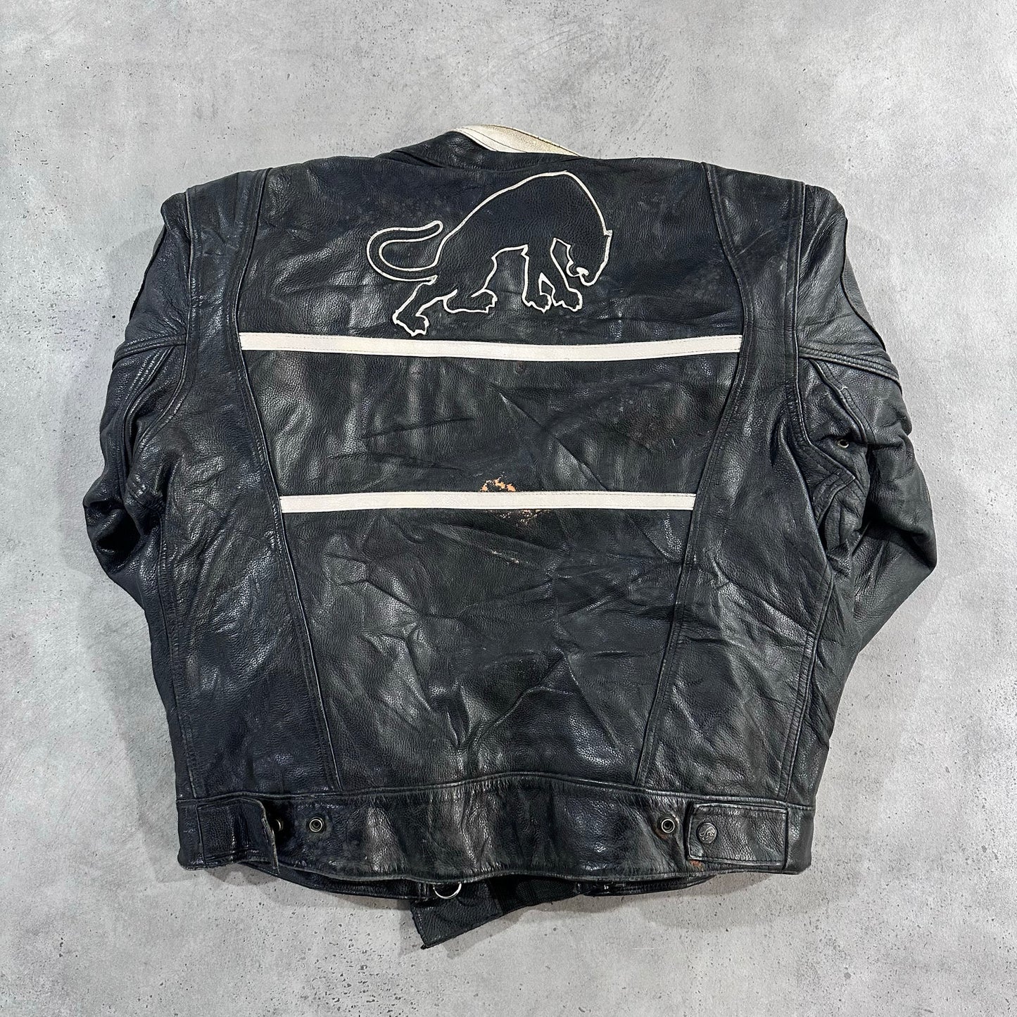 Vintage France Motorcycle Leather Jackets