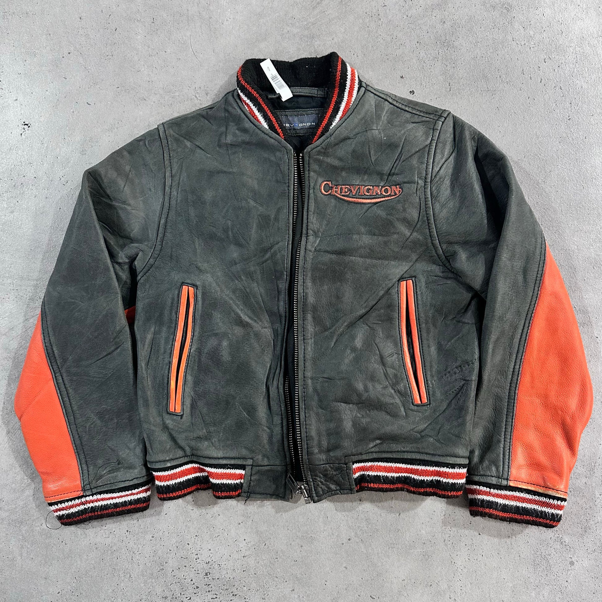 Vintage 70s-90s France Chevignon Retro Leather Jackets