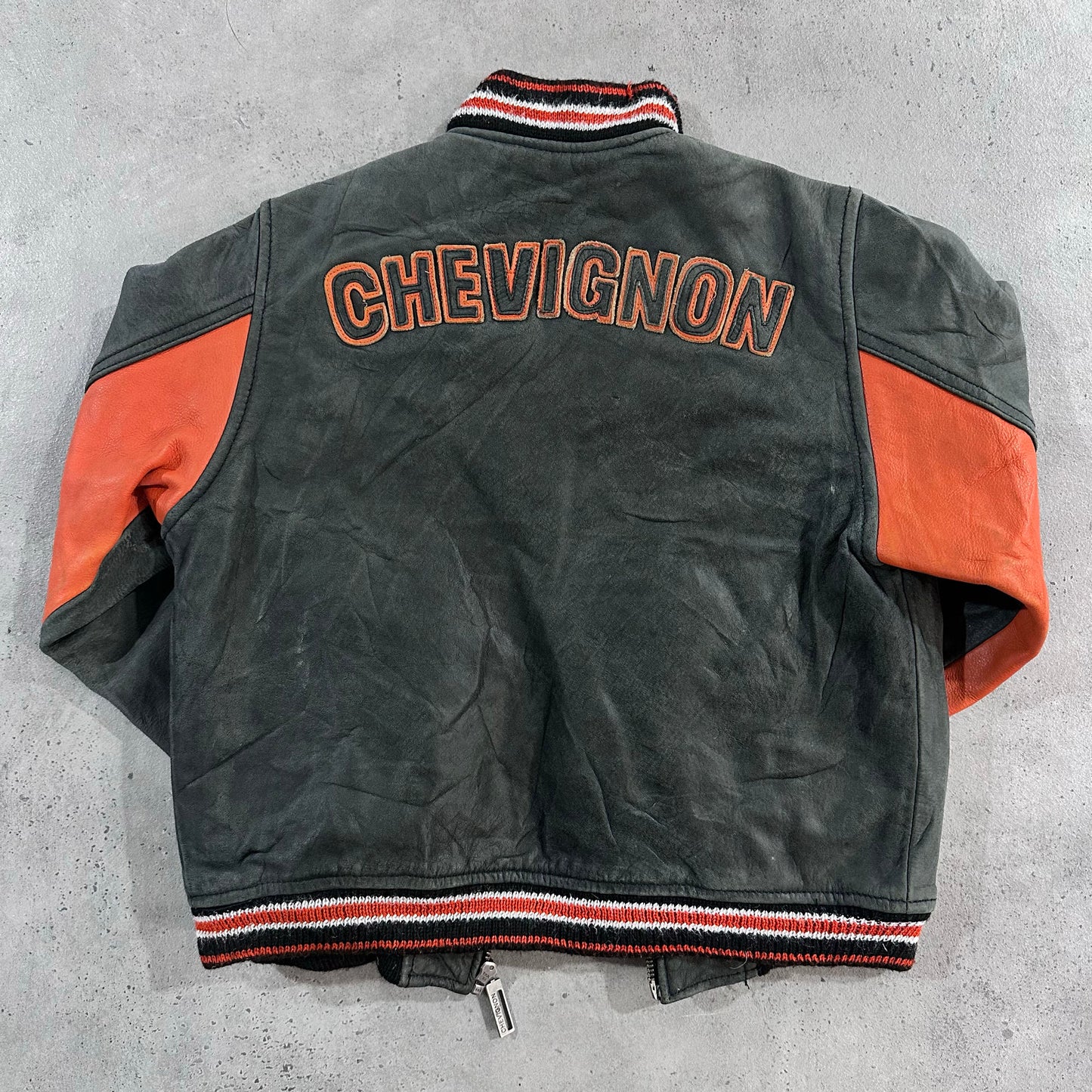 Vintage 70s-90s France Chevignon Retro Leather Jackets