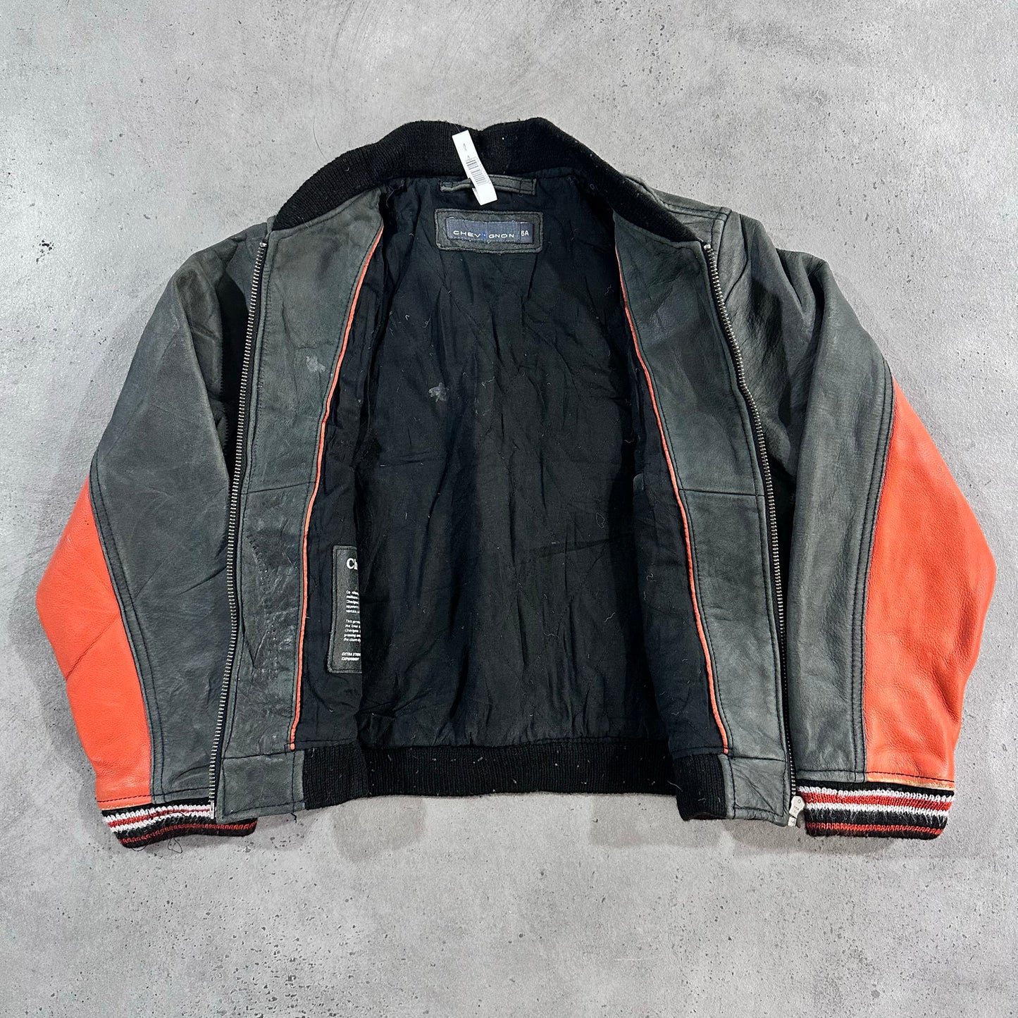 Vintage 70s-90s France Chevignon Retro Leather Jackets