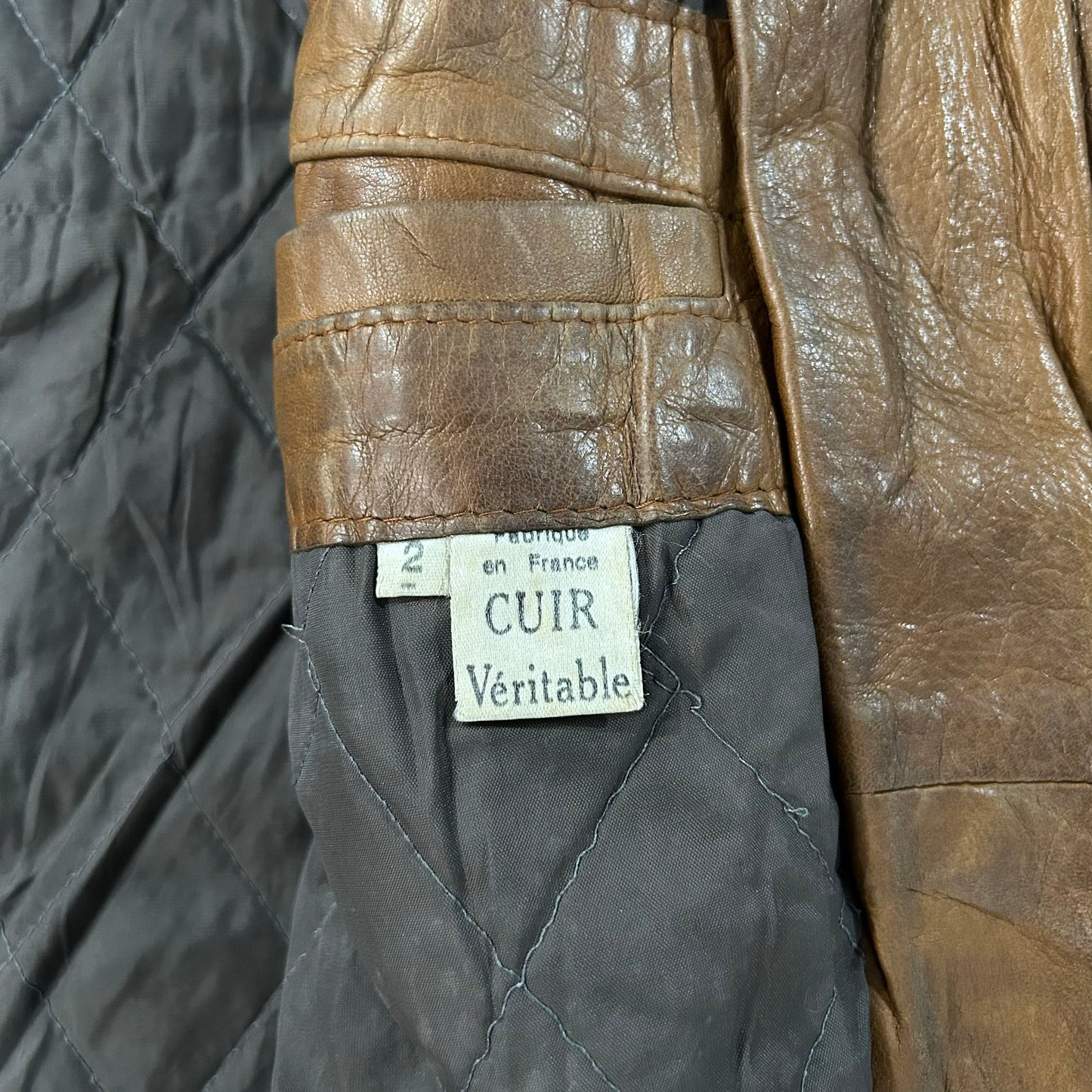 Vintage 70s-90s France Leather Jackets