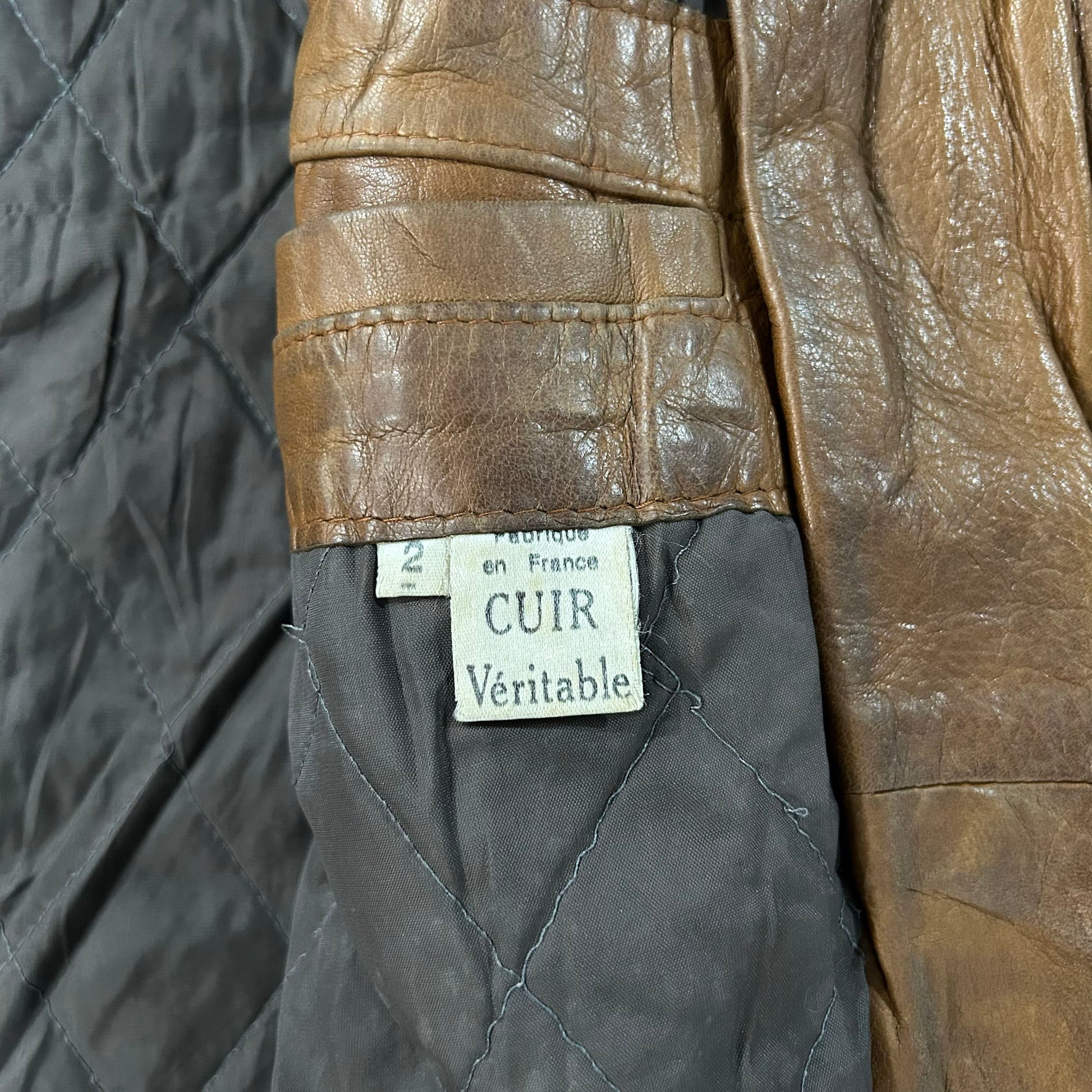 Vintage 70s-90s France Leather Jackets